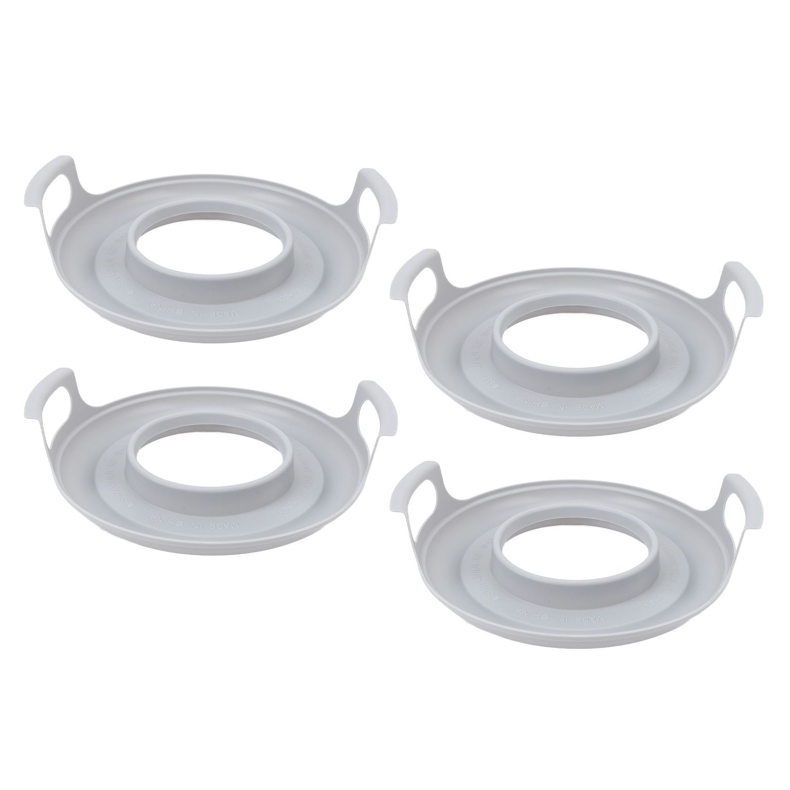 Microwave Cool Plate Spill Proof Microwave Bowl Carrying Tray with Handles for view 12