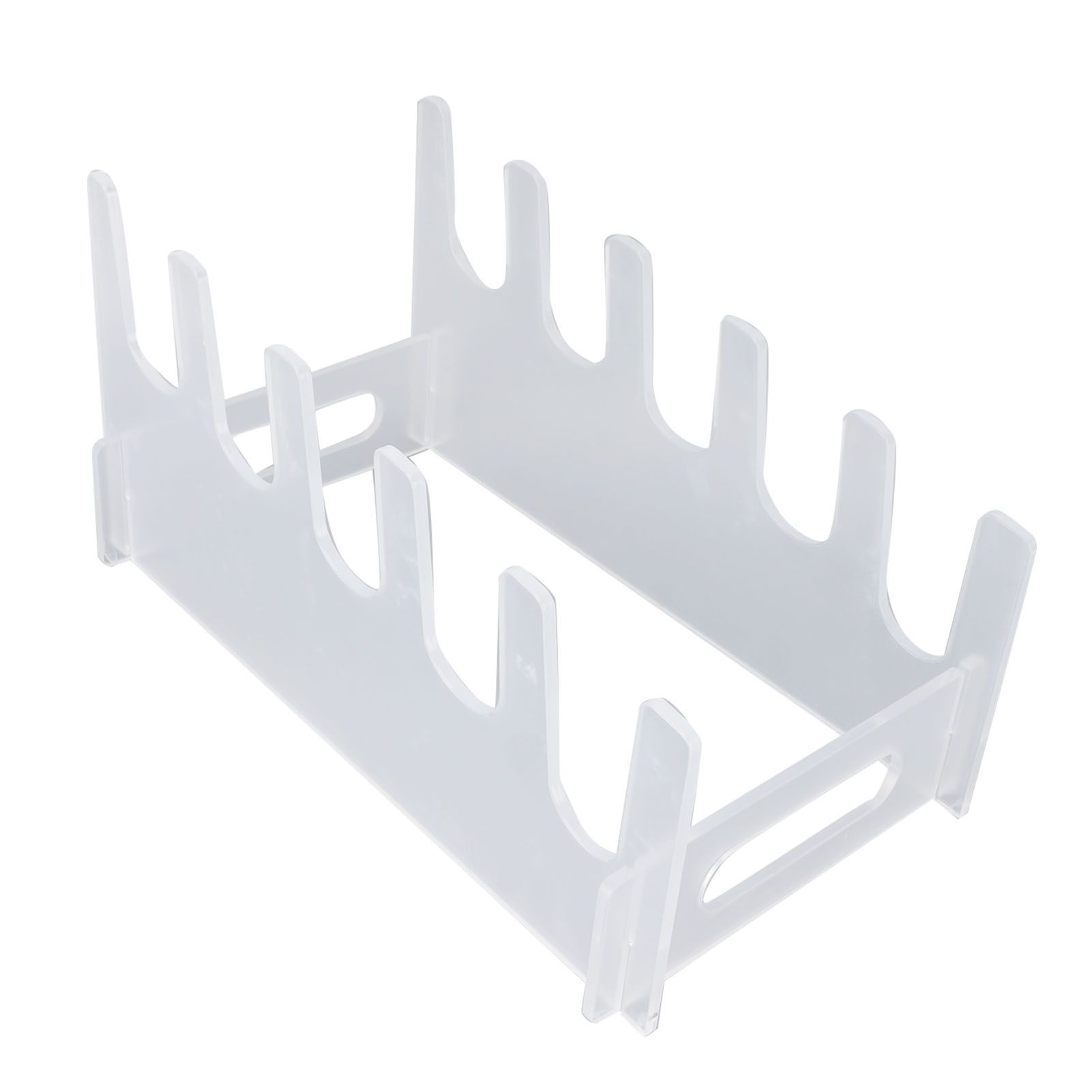Plate Dinnerware Display Stand Acrylic Multiple Plates Display Rack Space view 3