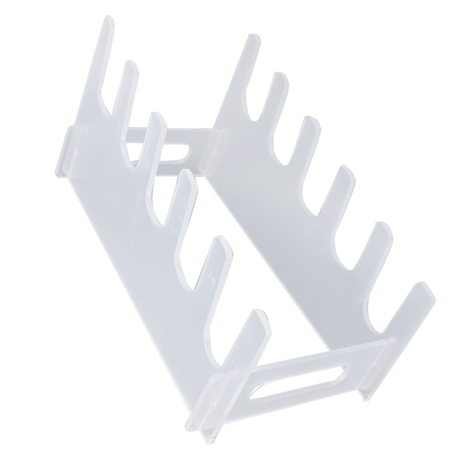 Plate Dinnerware Display Stand Acrylic Multiple Plates Display Rack Space view 4