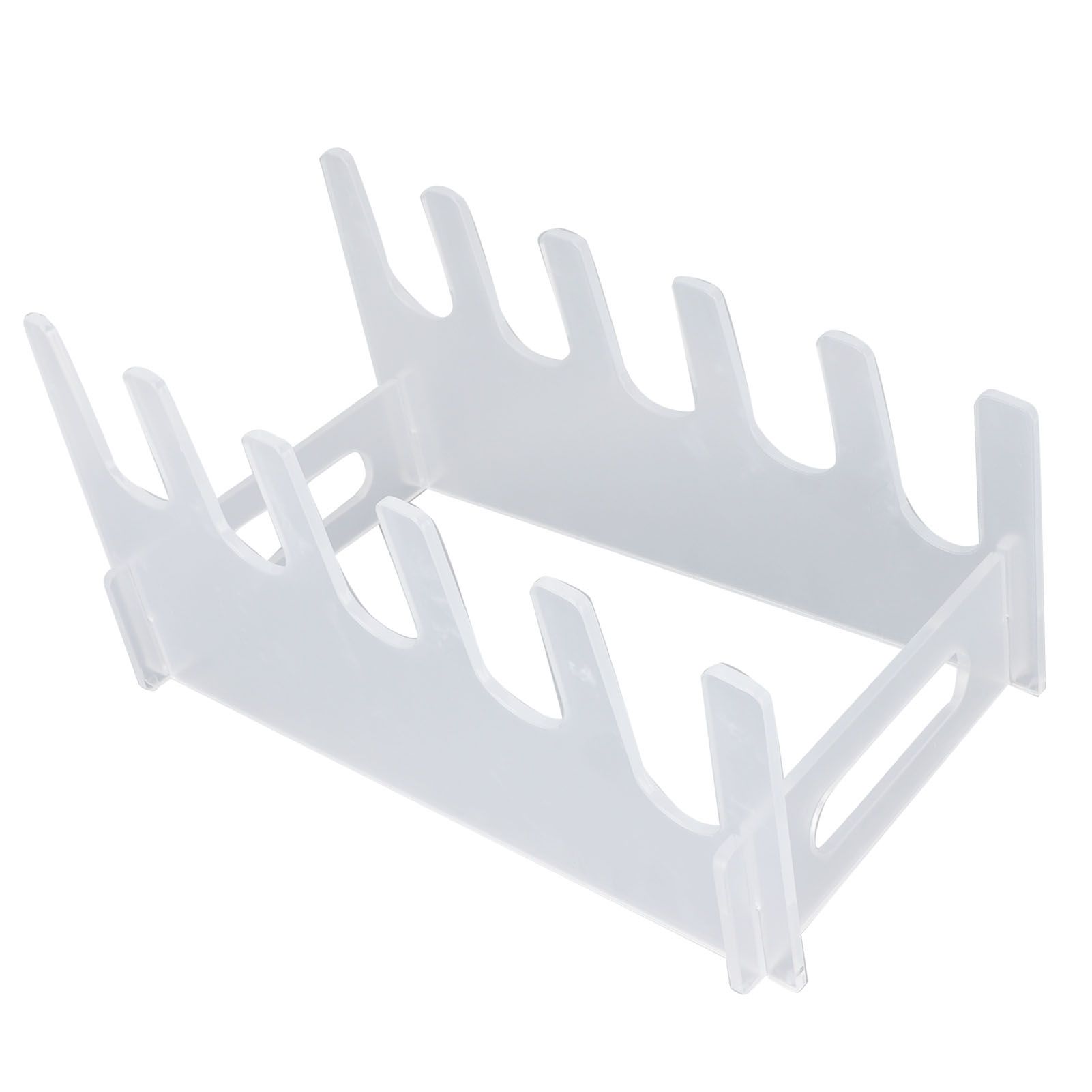 Plate Dinnerware Display Stand Acrylic Multiple Plates Display Rack Space view 8