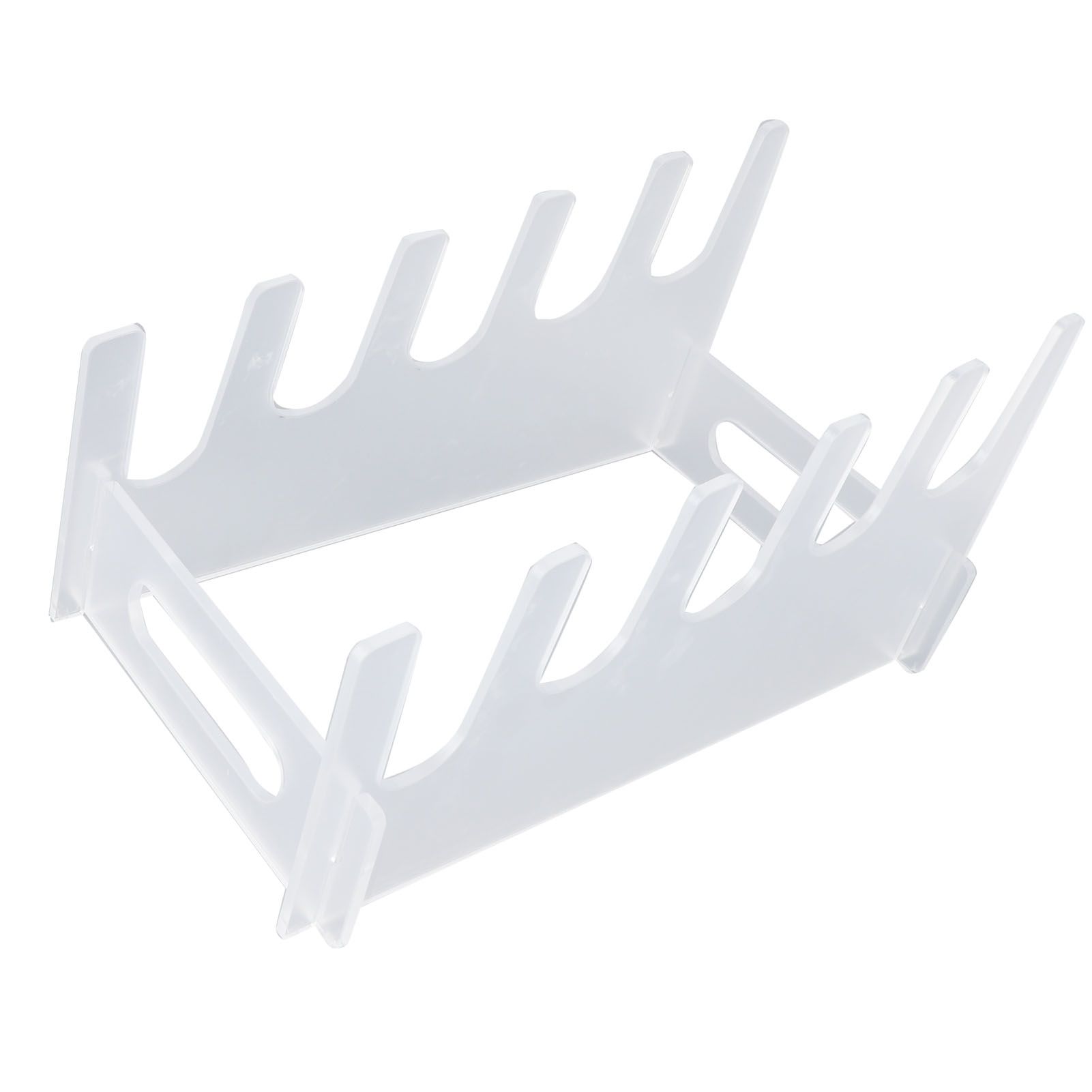 Plate Dinnerware Display Stand Acrylic Multiple Plates Display Rack Space view 12