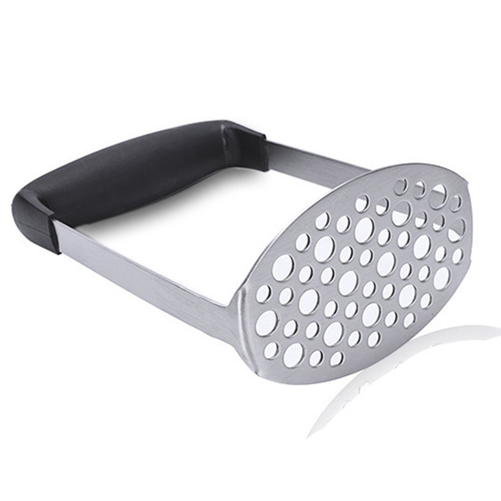 Stainless Steel Potato Masher with Non Slip Handle Manual Fruit Vegetable