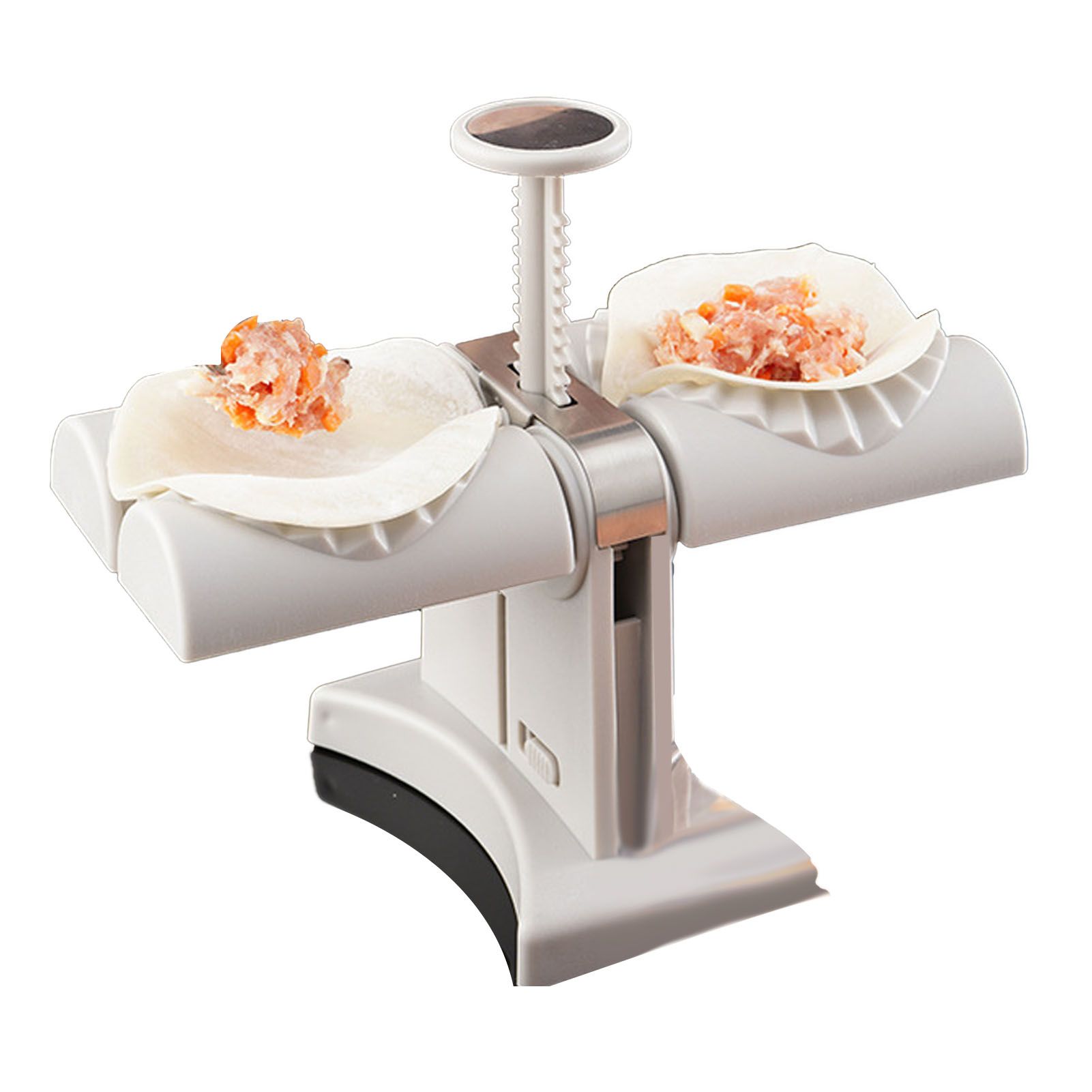 Automatic Dumpling Maker Double Head ABS Stainless Steel Easy to Clean view 4