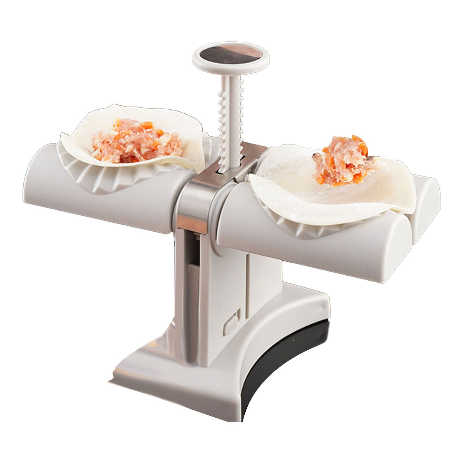 Automatic Dumpling Maker Double Head ABS Stainless Steel Easy to Clean view 6