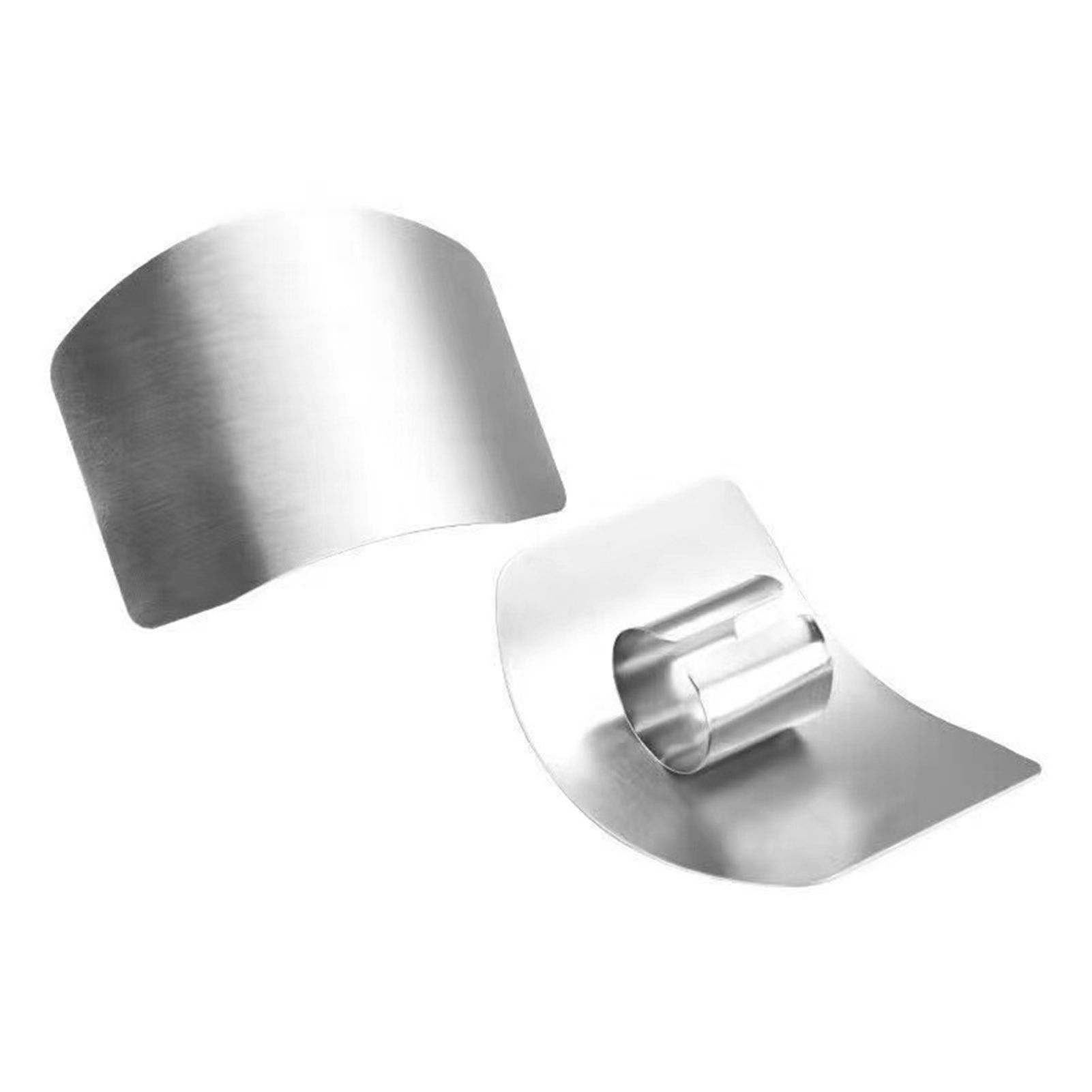 Stainless Steel Finger Guard Adjustable Finger Hand Protector Kitchen Tool for view 2
