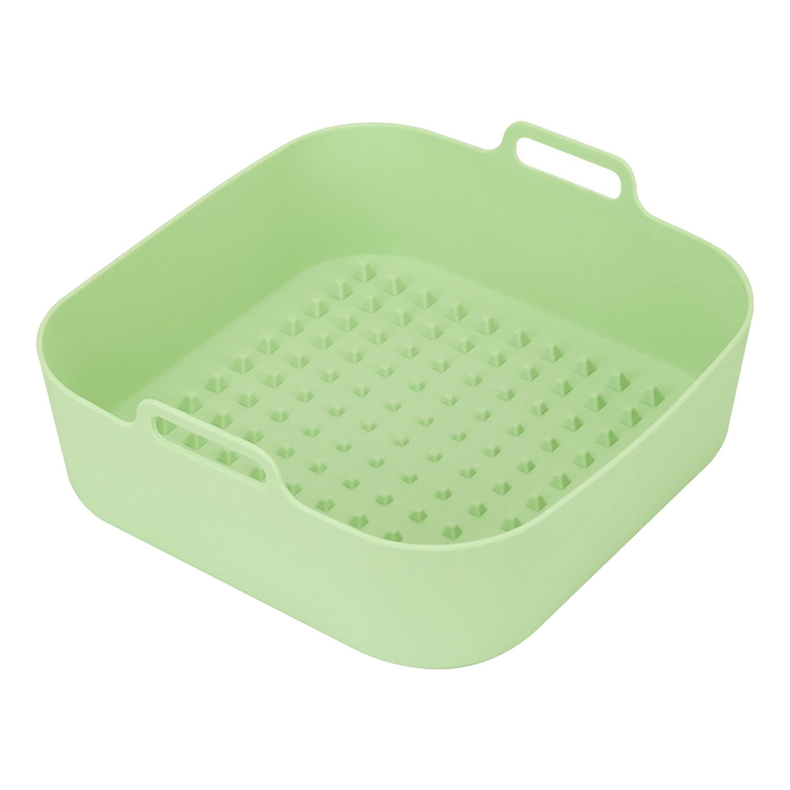 Reusable Fryer Silicone Liners 7.9in Square Fryer Silicone Basket Bowl with view 3