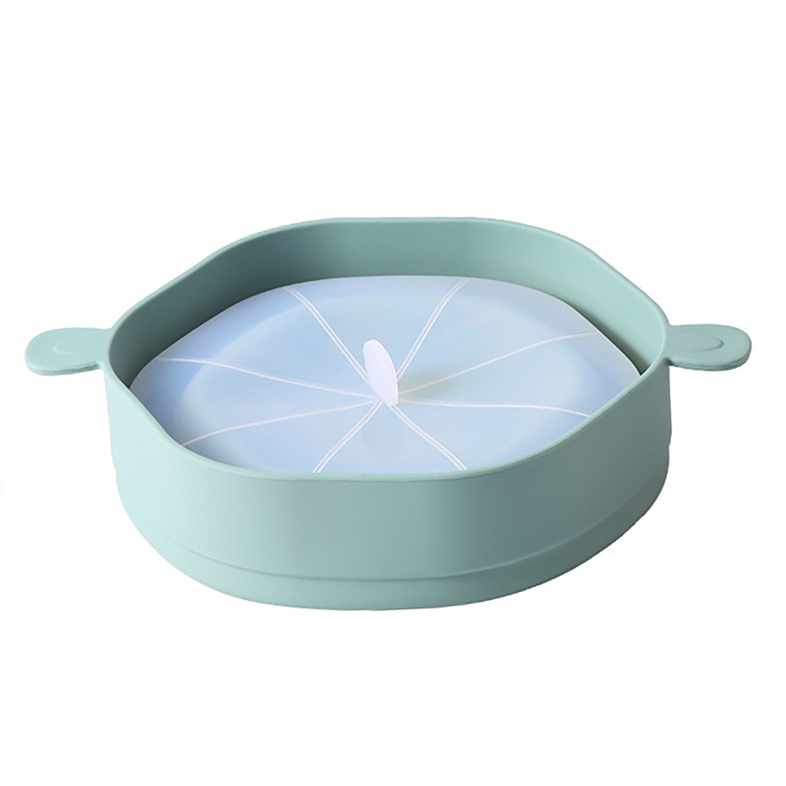 Silicone Microwave Popcorn Popper Folding Popcorn Maker Bowl With Lid Handles