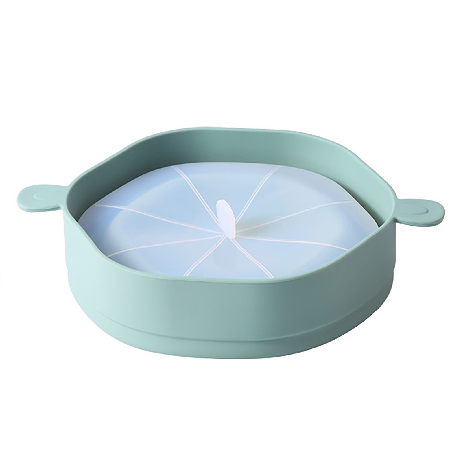 Silicone Microwave Popcorn Popper Folding Popcorn Maker Bowl With Lid Handles view 2