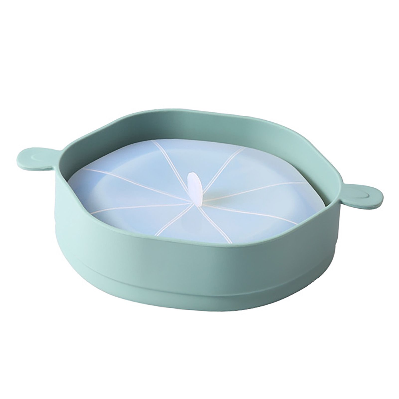 Silicone Microwave Popcorn Popper Folding Popcorn Maker Bowl With Lid Handles view 3