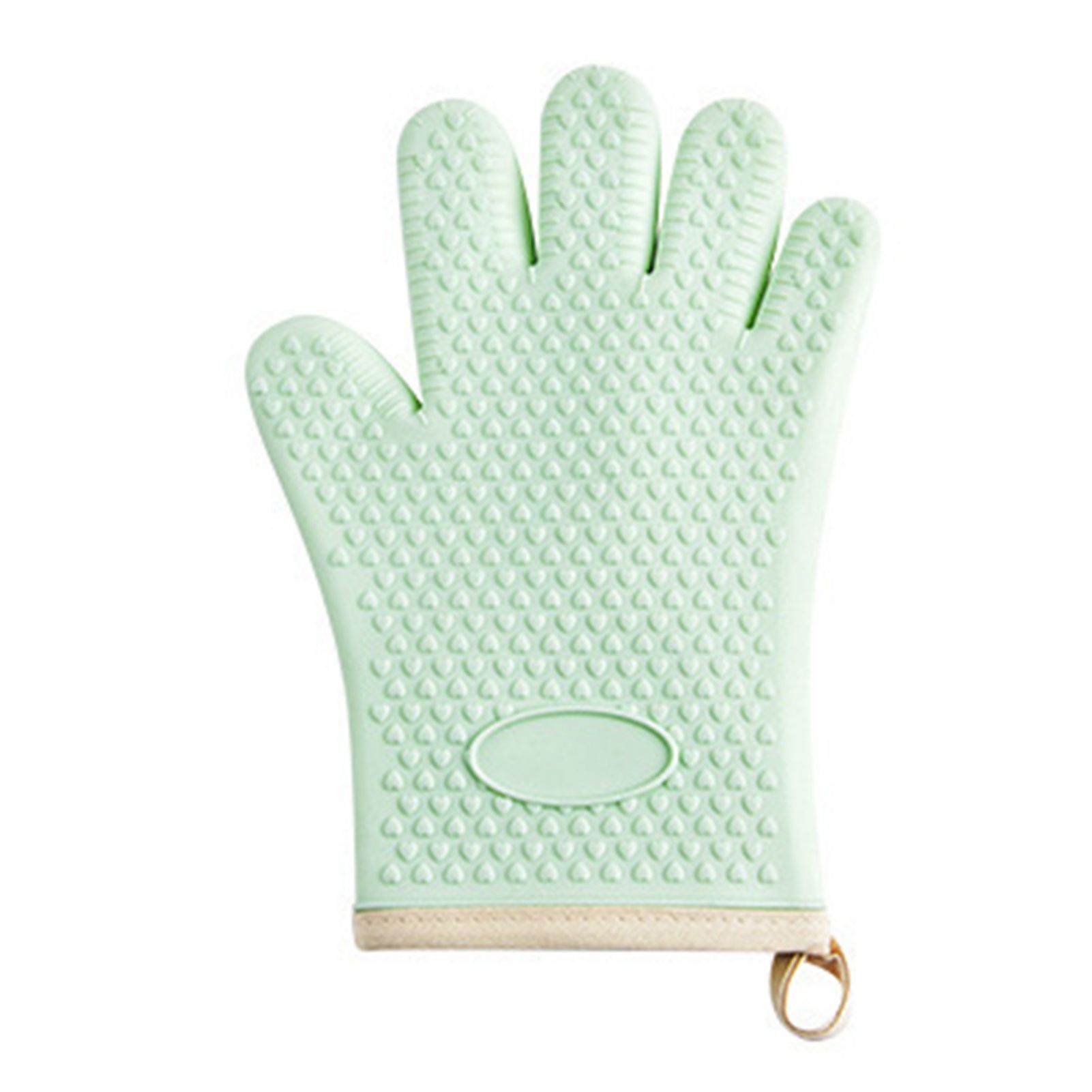Silicone Oven Microwave Gloves Anti Slip Heat Resistant BBQ Gloves with view 4