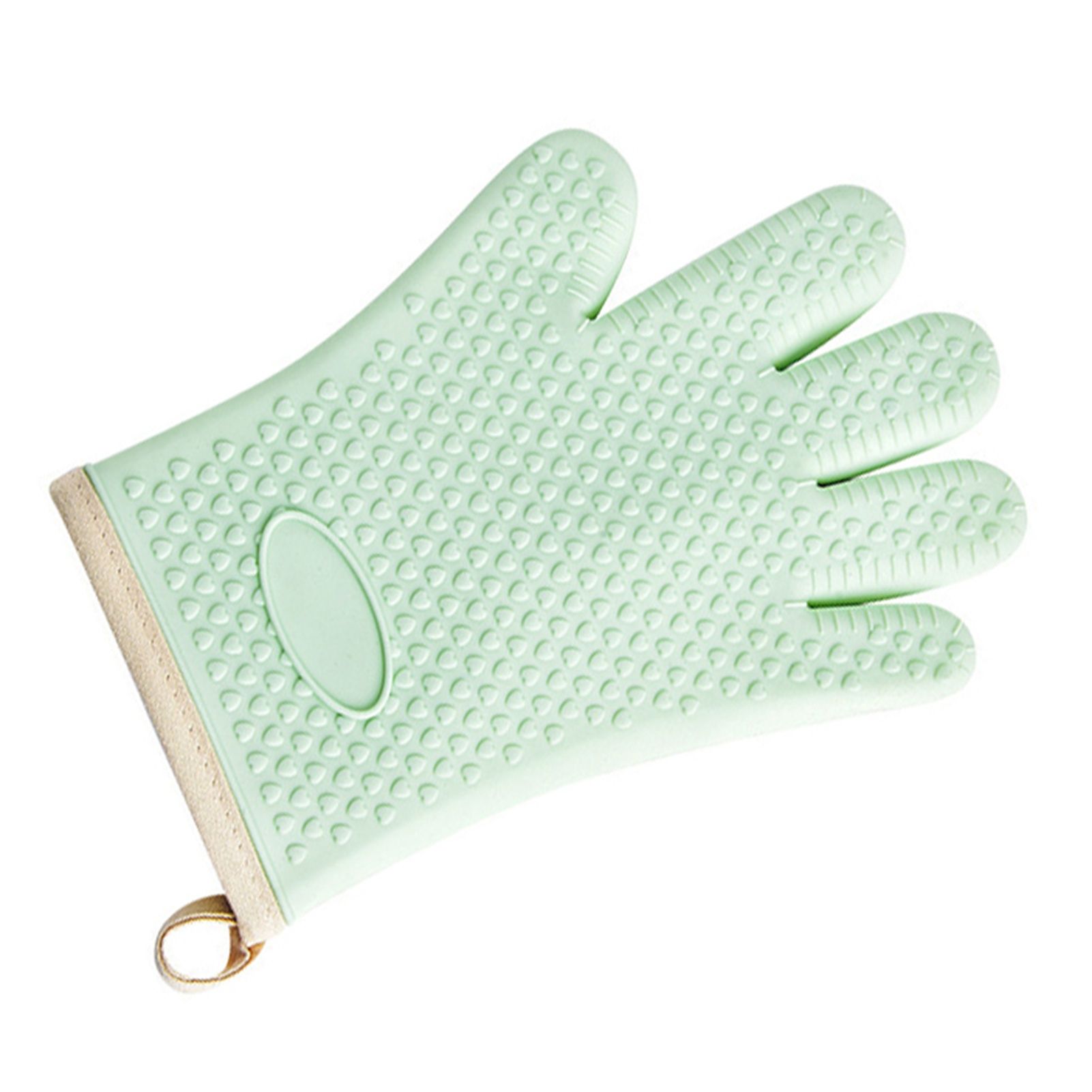 Silicone Oven Microwave Gloves Anti Slip Heat Resistant BBQ Gloves with view 6