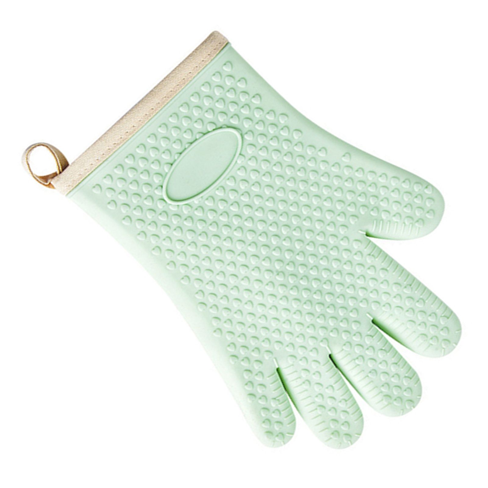 Silicone Oven Microwave Gloves Anti Slip Heat Resistant BBQ Gloves with view 7
