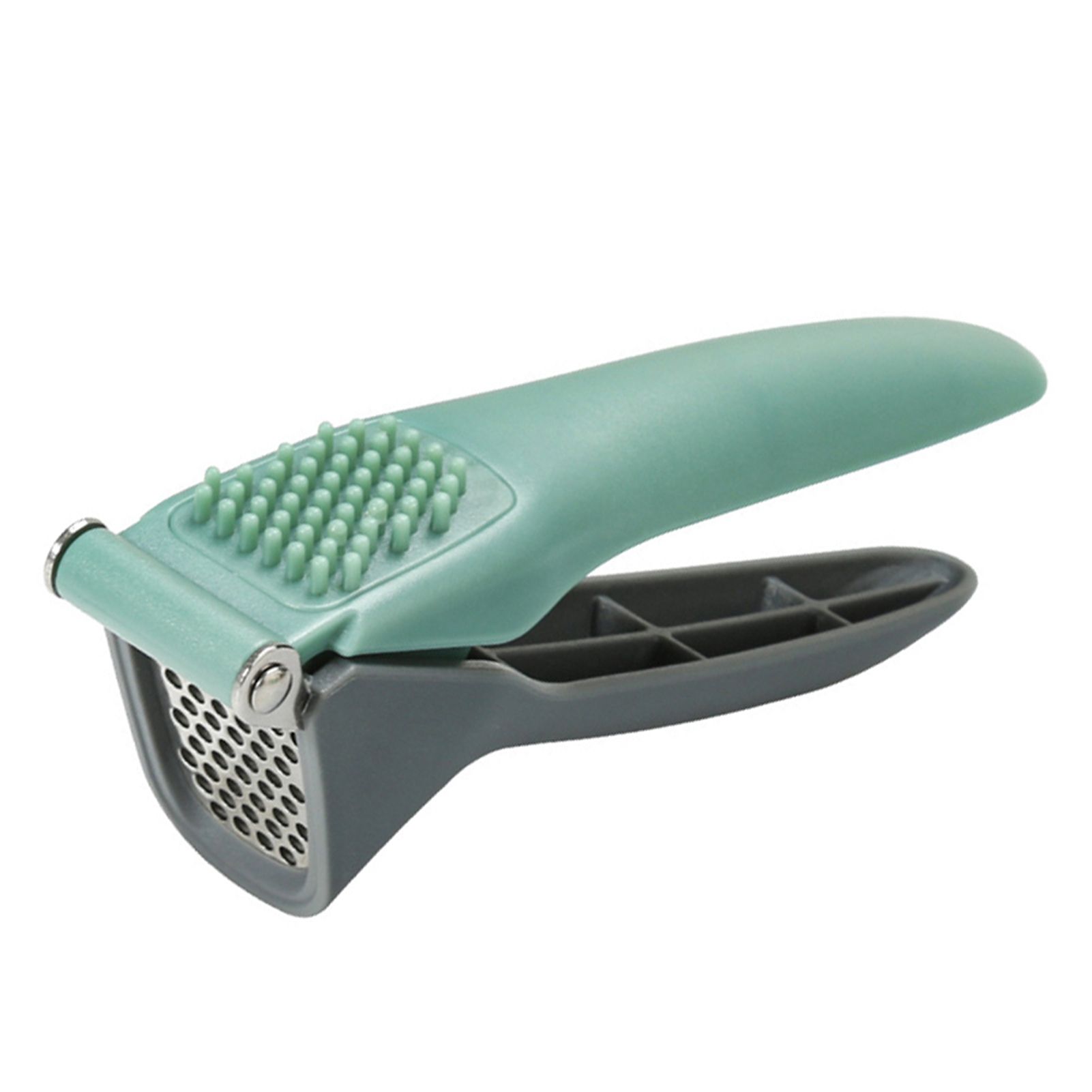 Stainless Steel Garlic Press Manual Easy to Squeeze Clean Garlic Ginger Mincer view 3