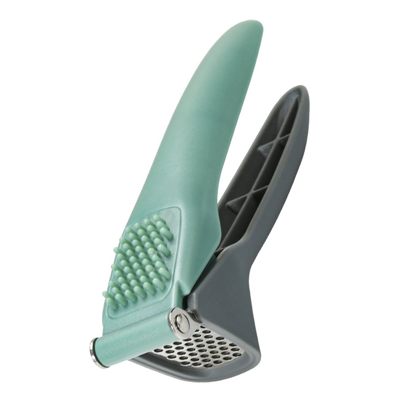 Stainless Steel Garlic Press Manual Easy to Squeeze Clean Garlic Ginger Mincer view 4