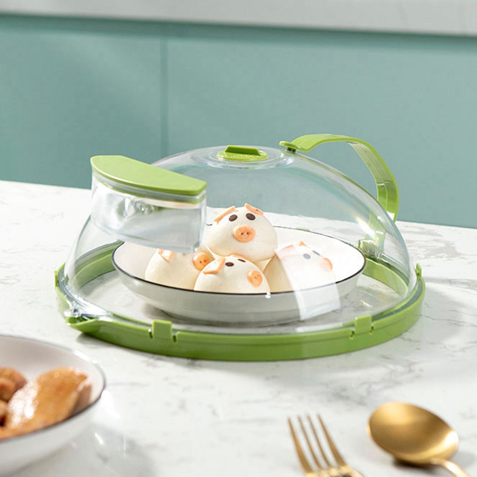 Microwave Splatter Cover Keep Freshness Avoid Tainting High Temperature — image 1