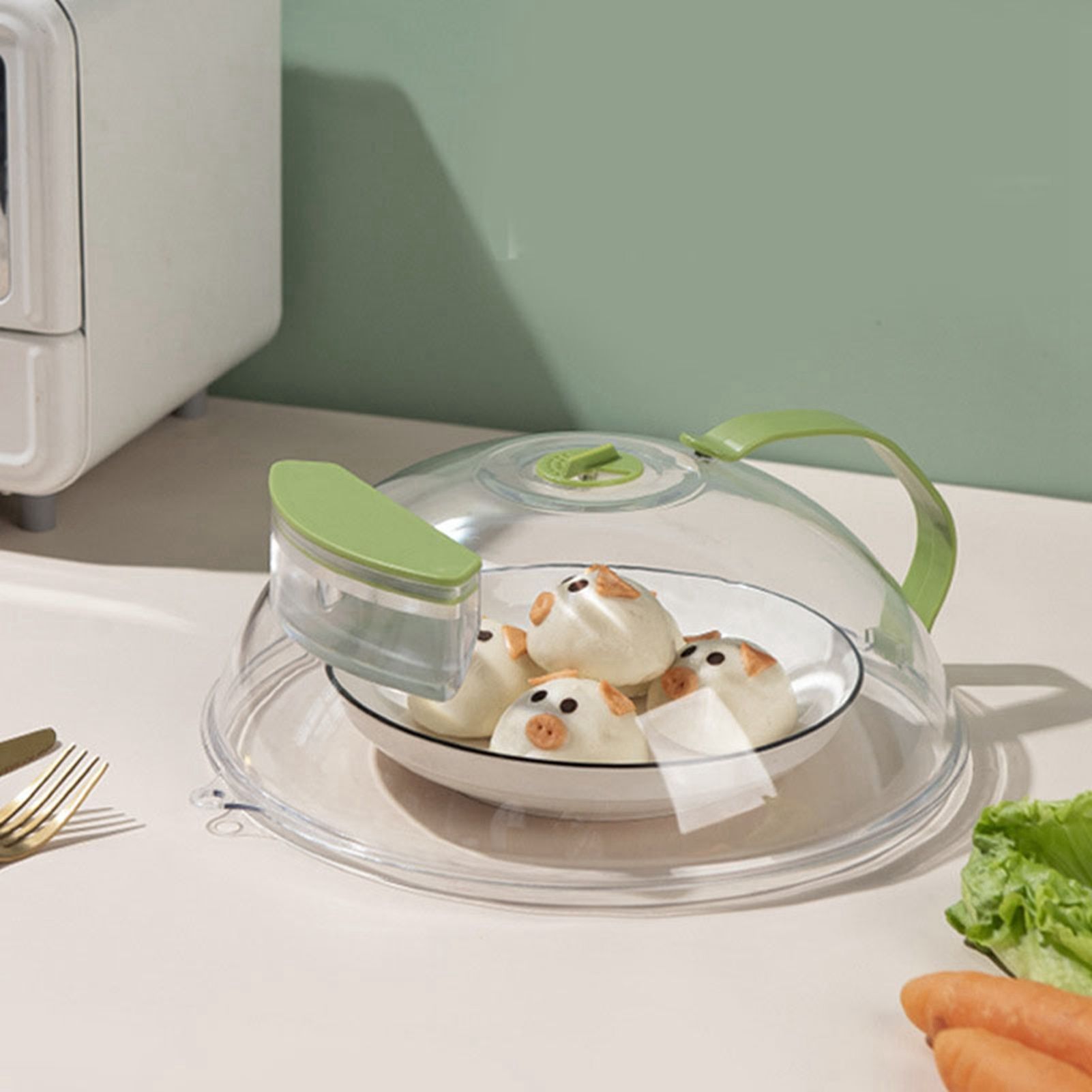 Microwave Splatter Cover Keep Freshness Avoid Tainting High Temperature view 4