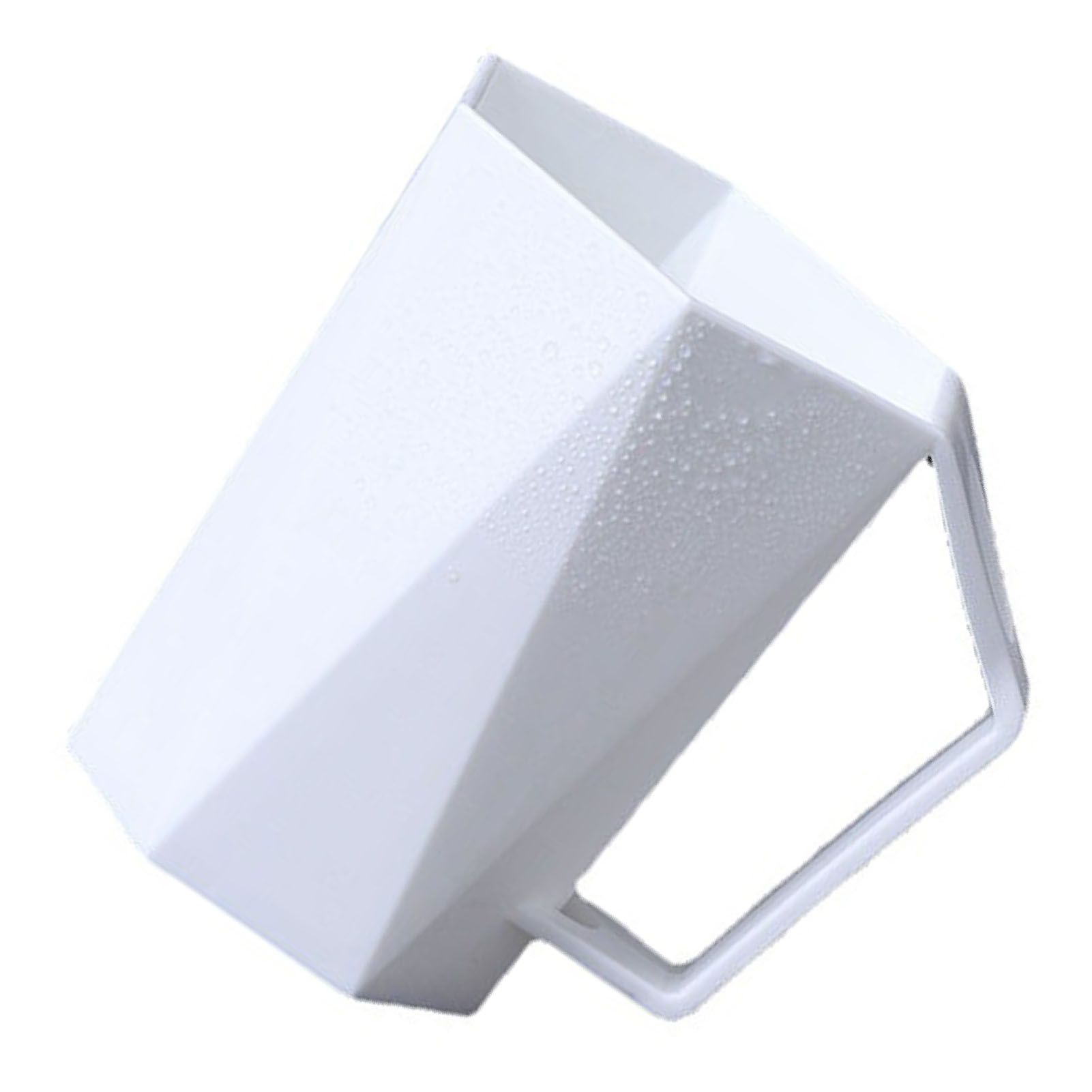 400ml Geometric Toothbrush Cup Portable Simple Plastic Couple Rhombus