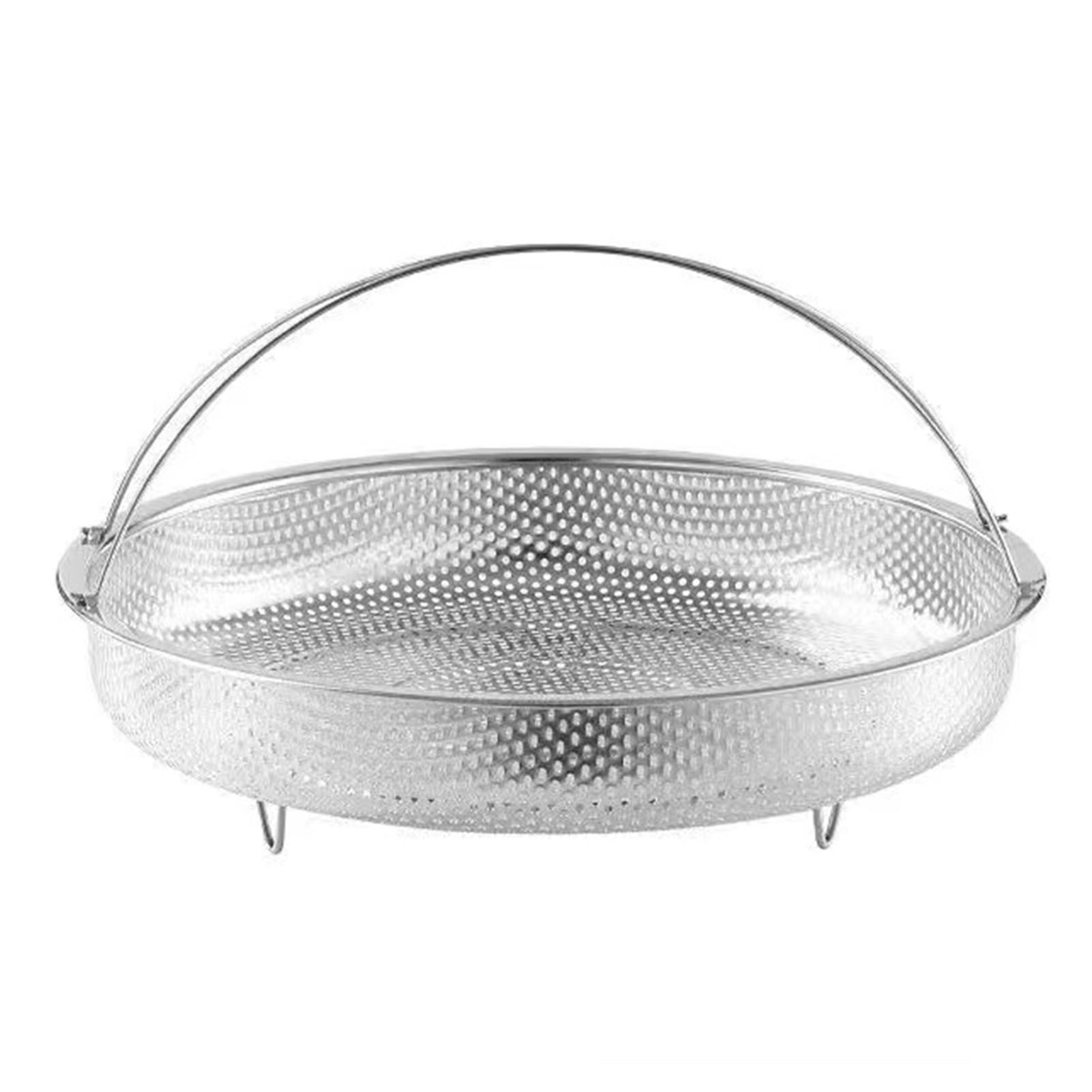 Pan Steaming Basket 22.5cm Universal Round Shape Stainless Steel Vegetable view 3