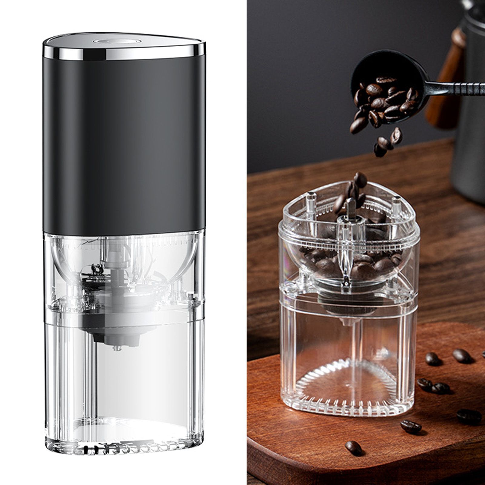 Portable Electric Coffee Grinder 13W 155ml Automatic Enhanced Flavor view 4