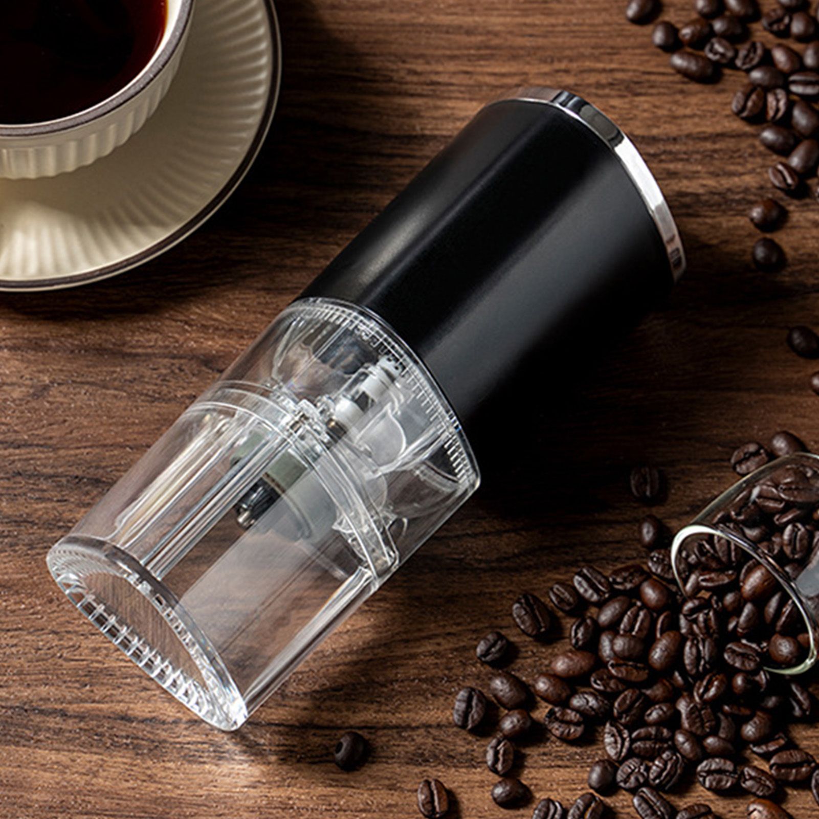 Portable Electric Coffee Grinder 13W 155ml Automatic Enhanced Flavor view 6