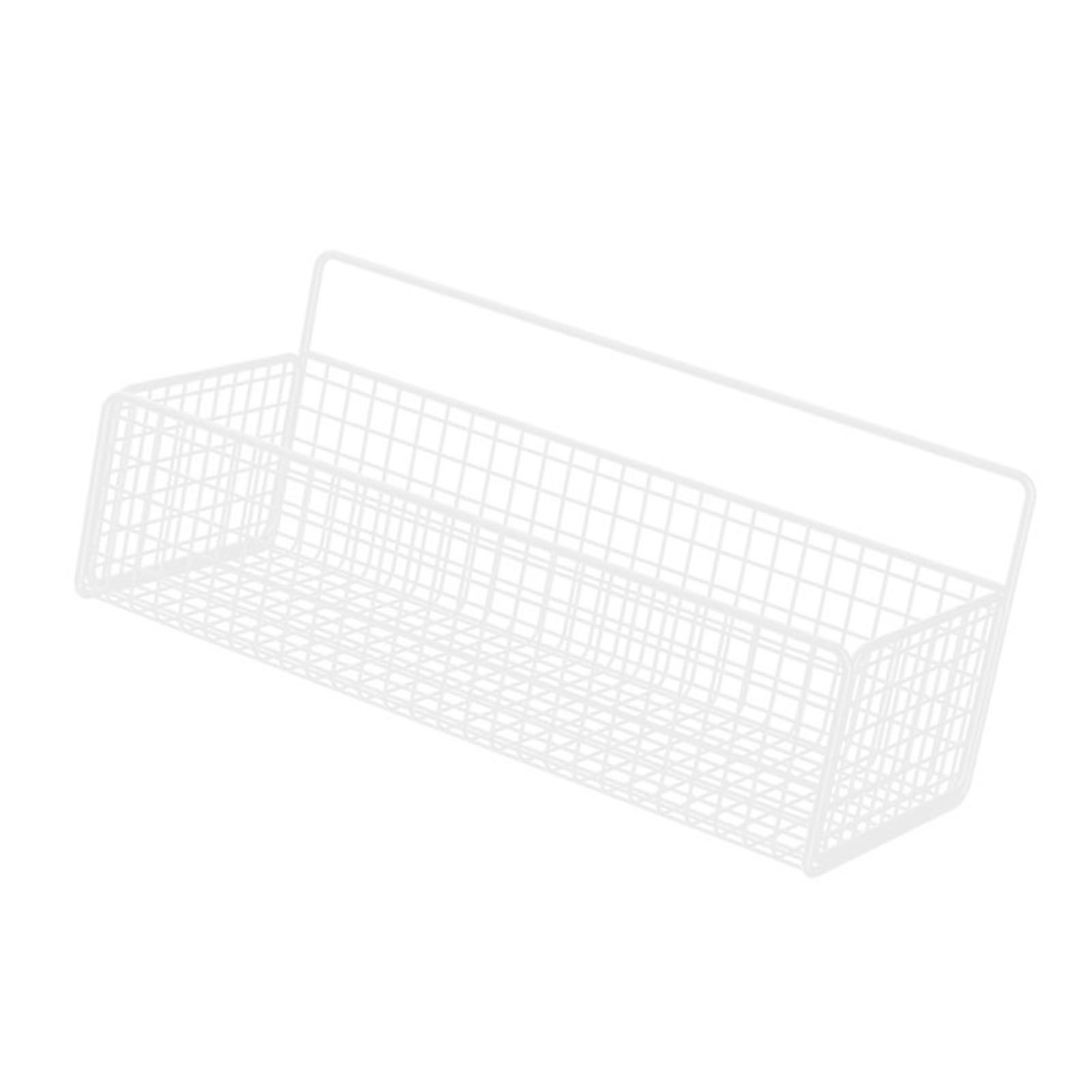 Wall Hanging Storage Rack Multifunctional Portable Iron Wire Bin Basket for view 4