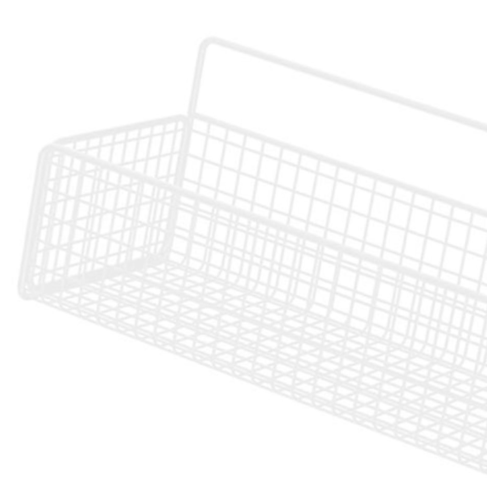 Wall Hanging Storage Rack Multifunctional Portable Iron Wire Bin Basket for view 5