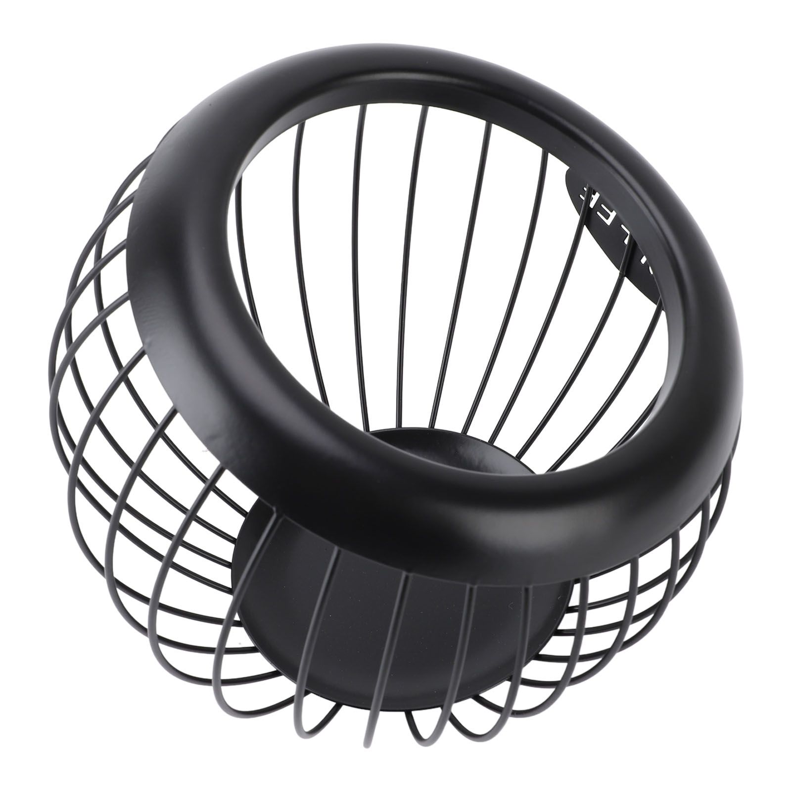 Coffee Pod Storage Basket Black with Letters Large Capacity Iron Rust Proof view 10