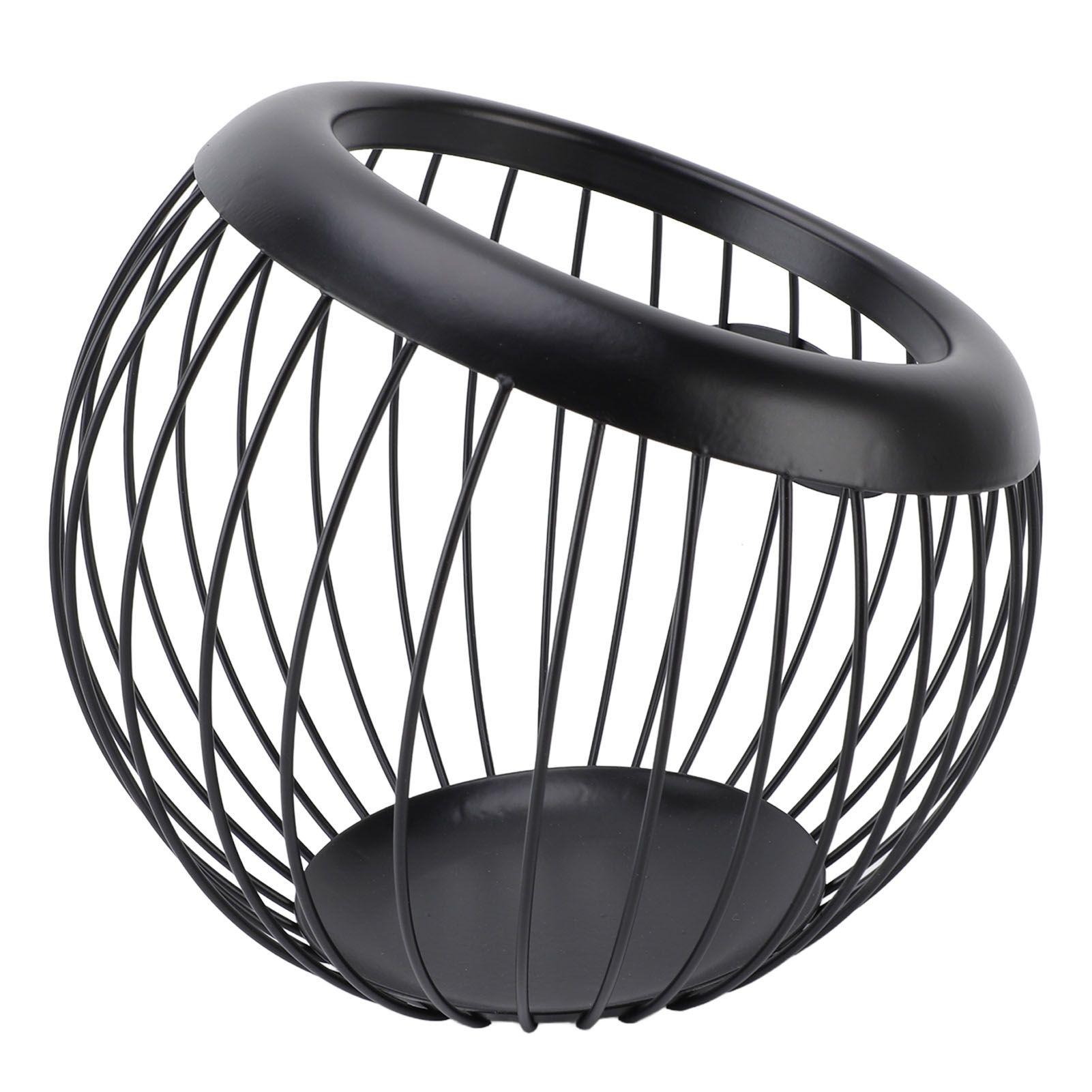 Coffee Pod Storage Basket Black with Letters Large Capacity Iron Rust Proof view 11