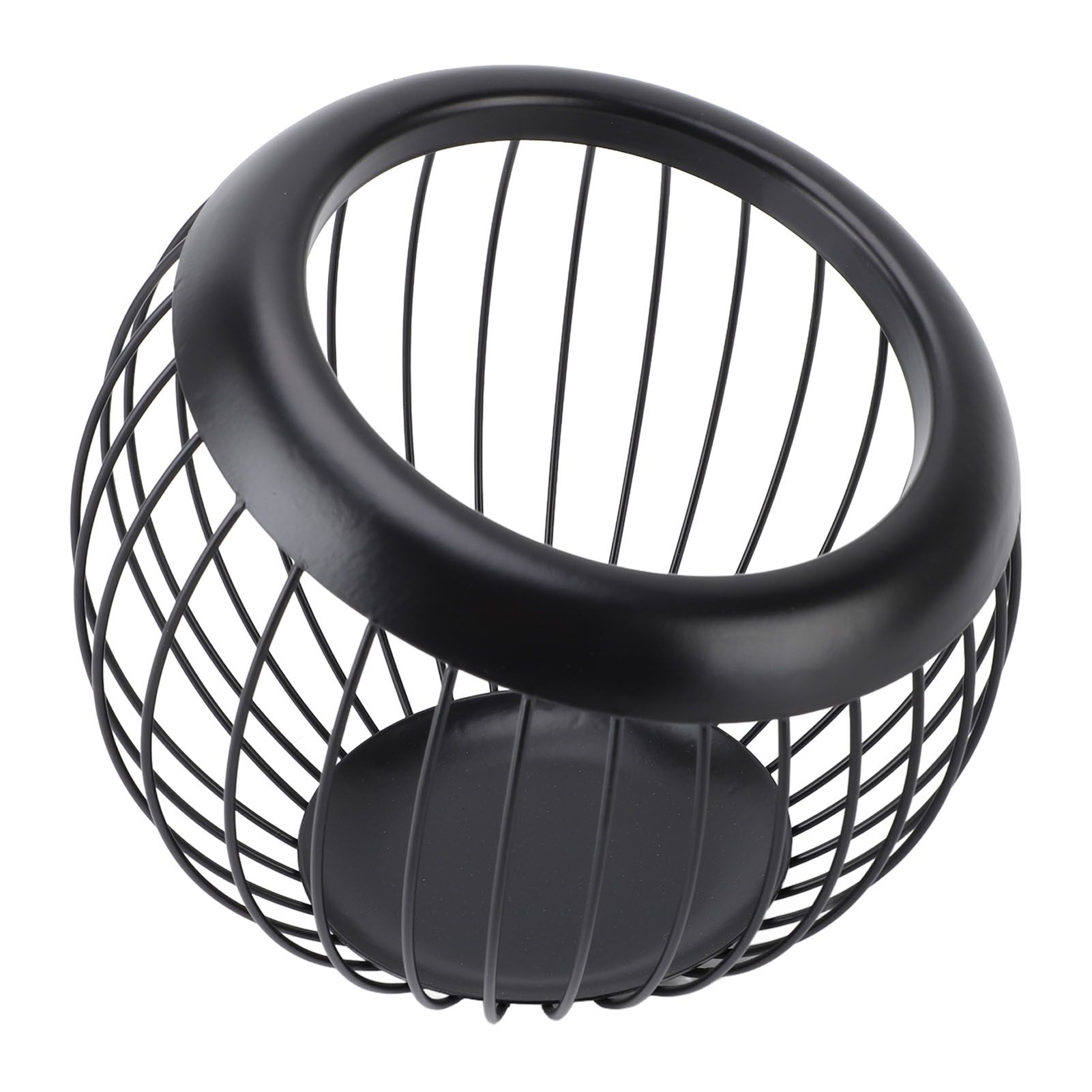 Coffee Pod Storage Basket Black with Letters Large Capacity Iron Rust Proof view 12