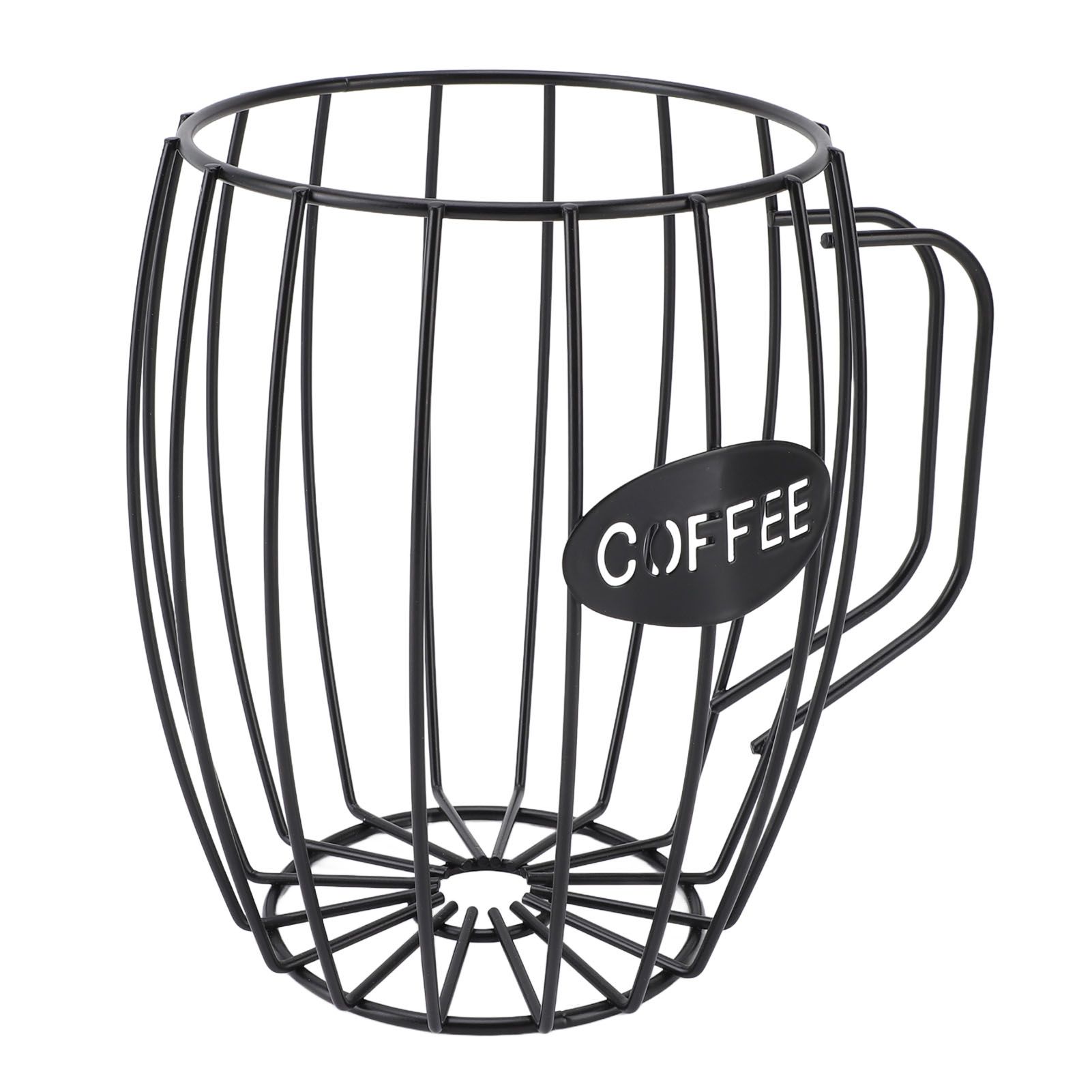 Coffee Pod Holder Iron Metal Beer Cup Shaped Coffee Capsule Storage Basket