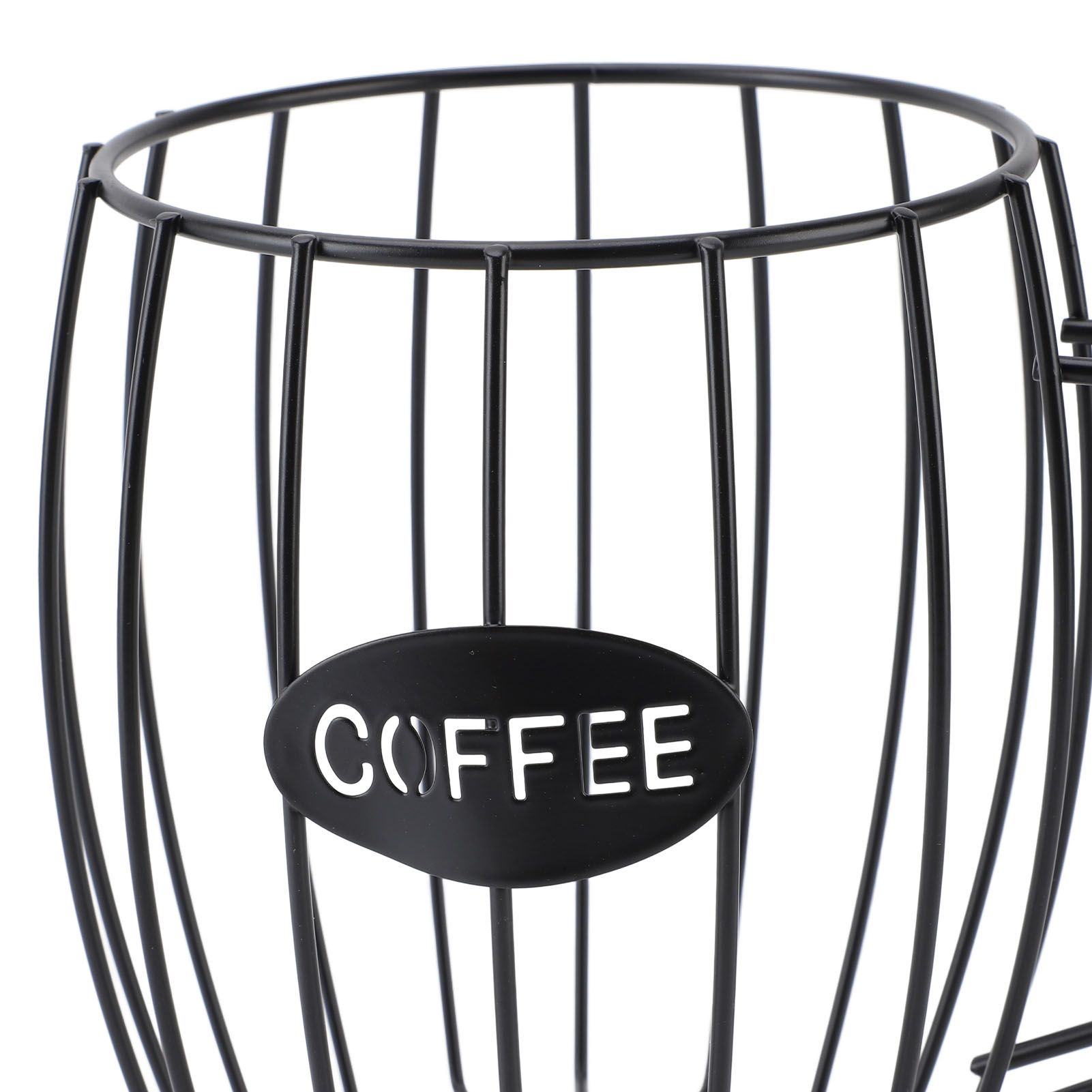 Coffee Pod Holder Iron Metal Beer Cup Shaped Coffee Capsule Storage Basket view 2