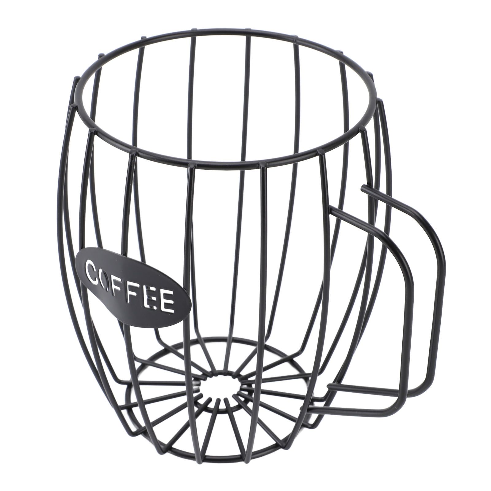 Coffee Pod Holder Iron Metal Beer Cup Shaped Coffee Capsule Storage Basket view 4
