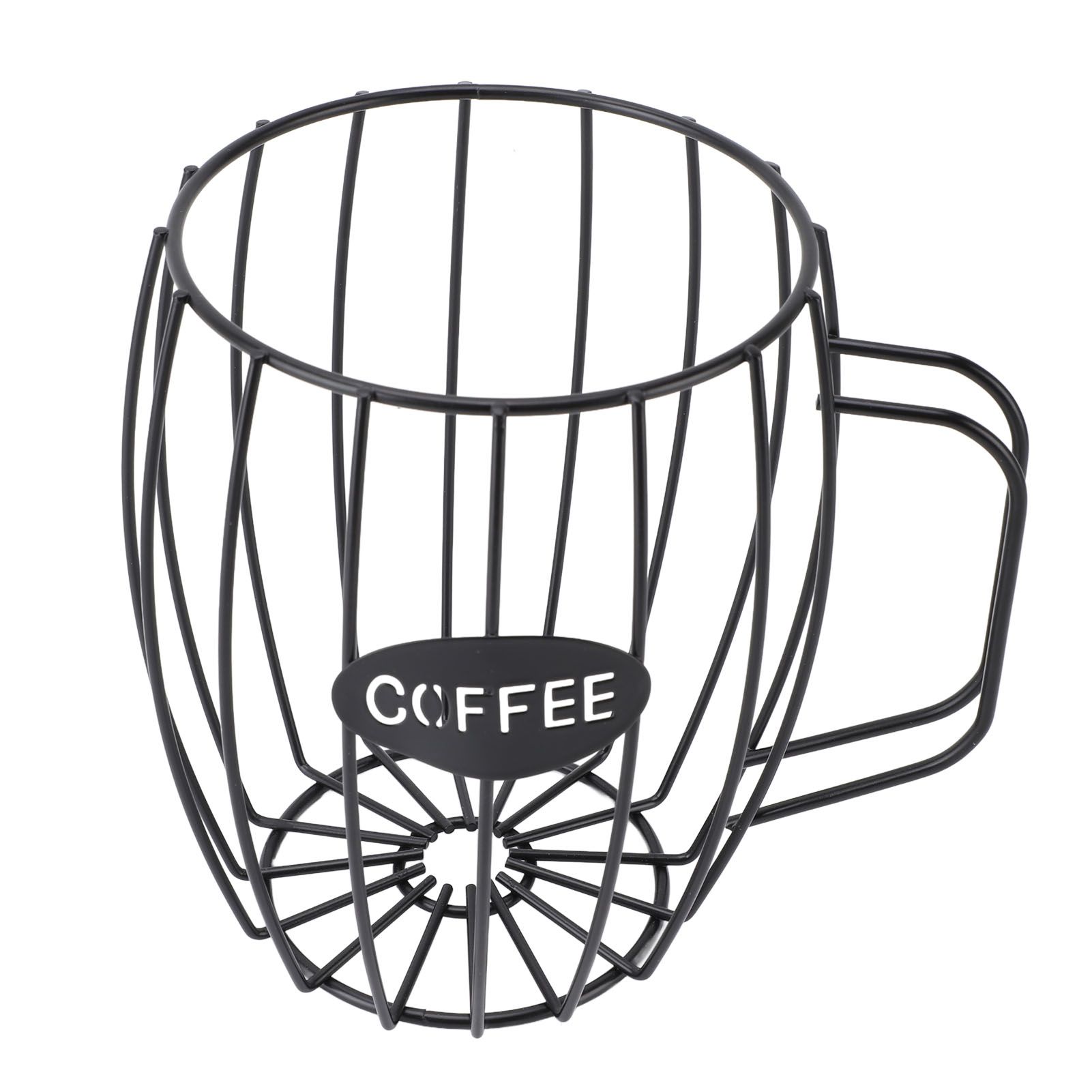 Coffee Pod Holder Iron Metal Beer Cup Shaped Coffee Capsule Storage Basket view 9
