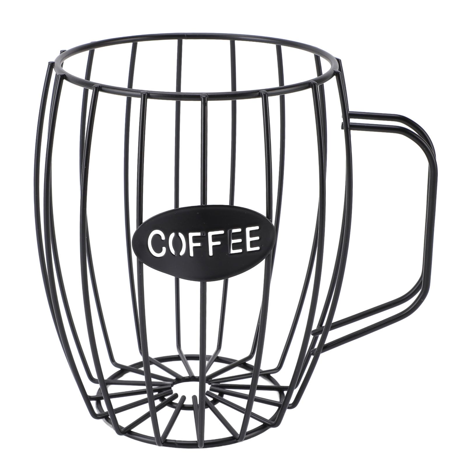 Coffee Pod Holder Iron Metal Beer Cup Shaped Coffee Capsule Storage Basket view 10