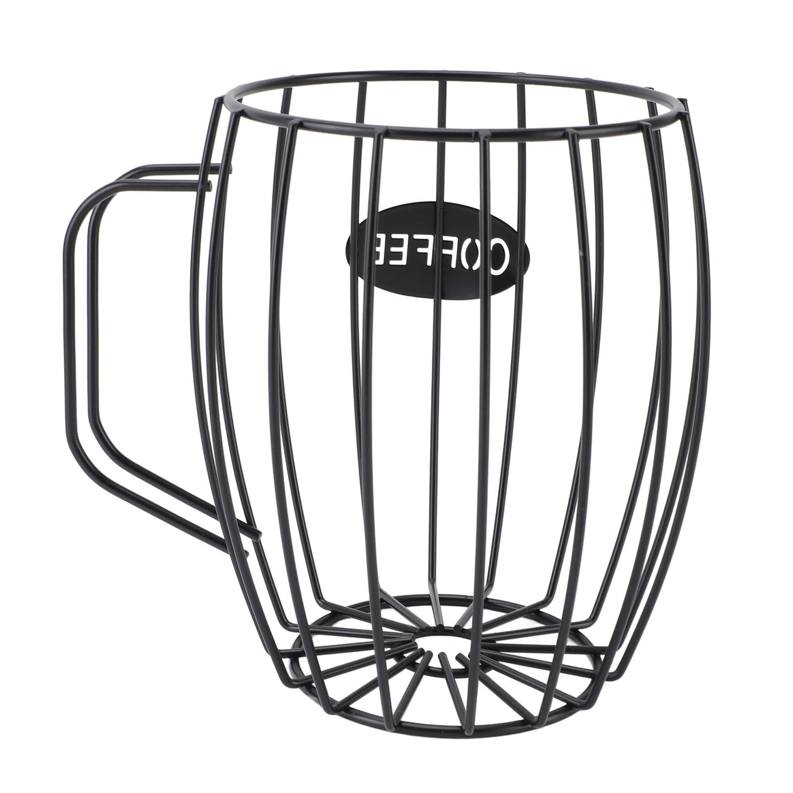 Coffee Pod Holder Iron Metal Beer Cup Shaped Coffee Capsule Storage Basket view 11