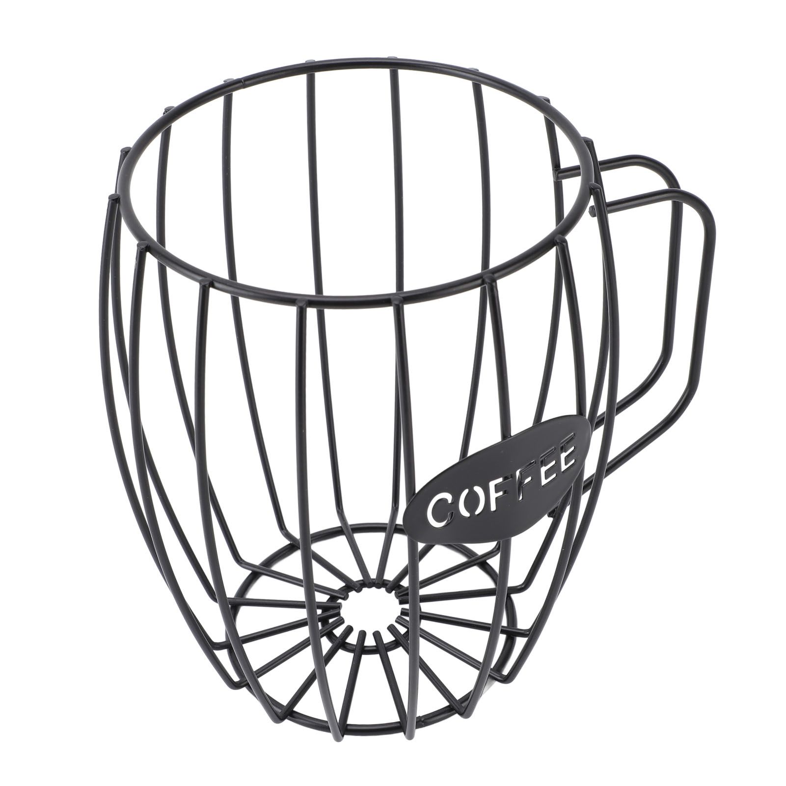 Coffee Pod Holder Iron Metal Beer Cup Shaped Coffee Capsule Storage Basket view 12