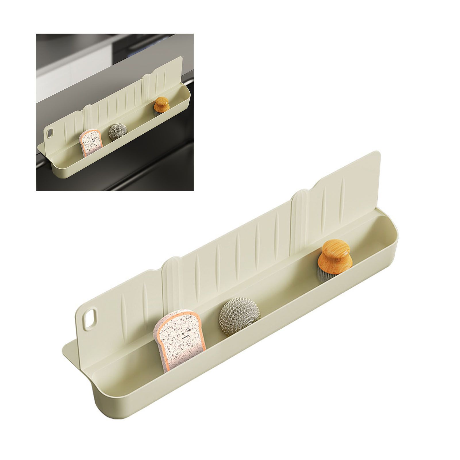 Kitchen Sink Water Splashing Guard Multifunctional Lightweight TPR Drain Sink view 8
