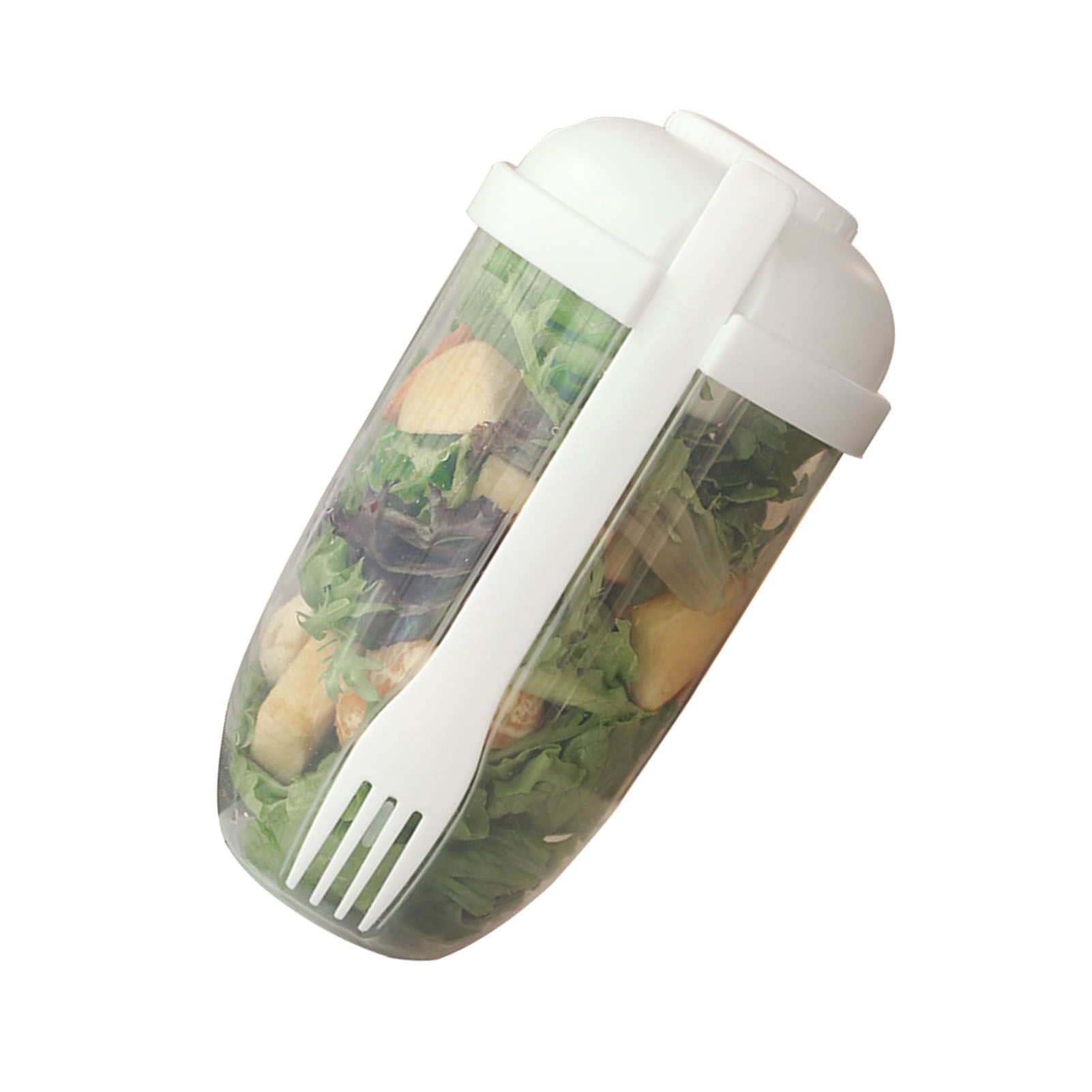 Salad Cup PP Portable Salad Container with Lid and Fork for Travel Outdoor view 4