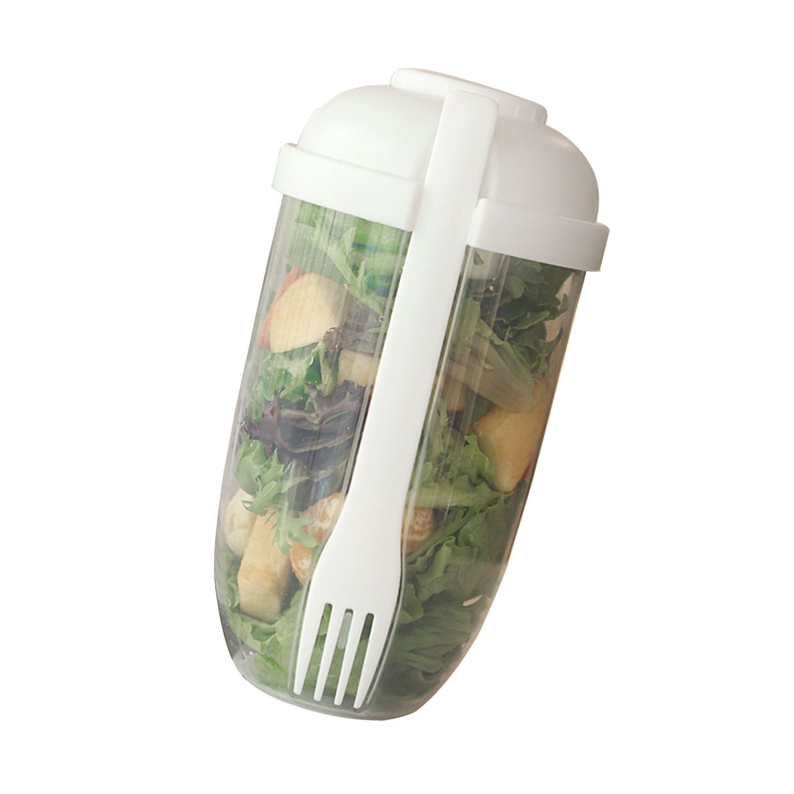 Salad Cup PP Portable Salad Container with Lid and Fork for Travel Outdoor view 6