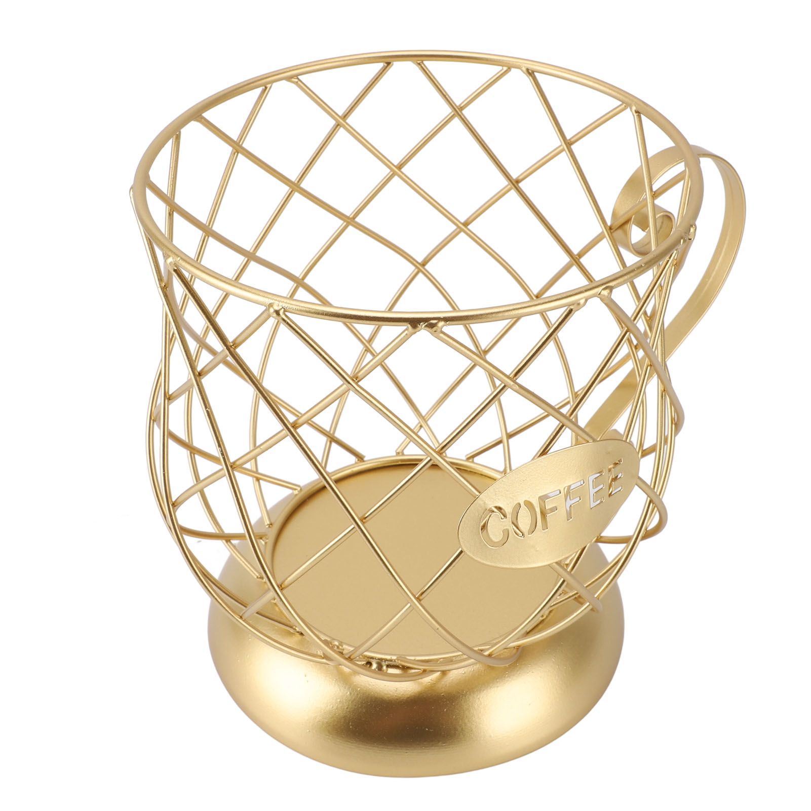 Coffee Pod Holder Innovative Modern Large Capacity Electroplating Metal Coffee view 4