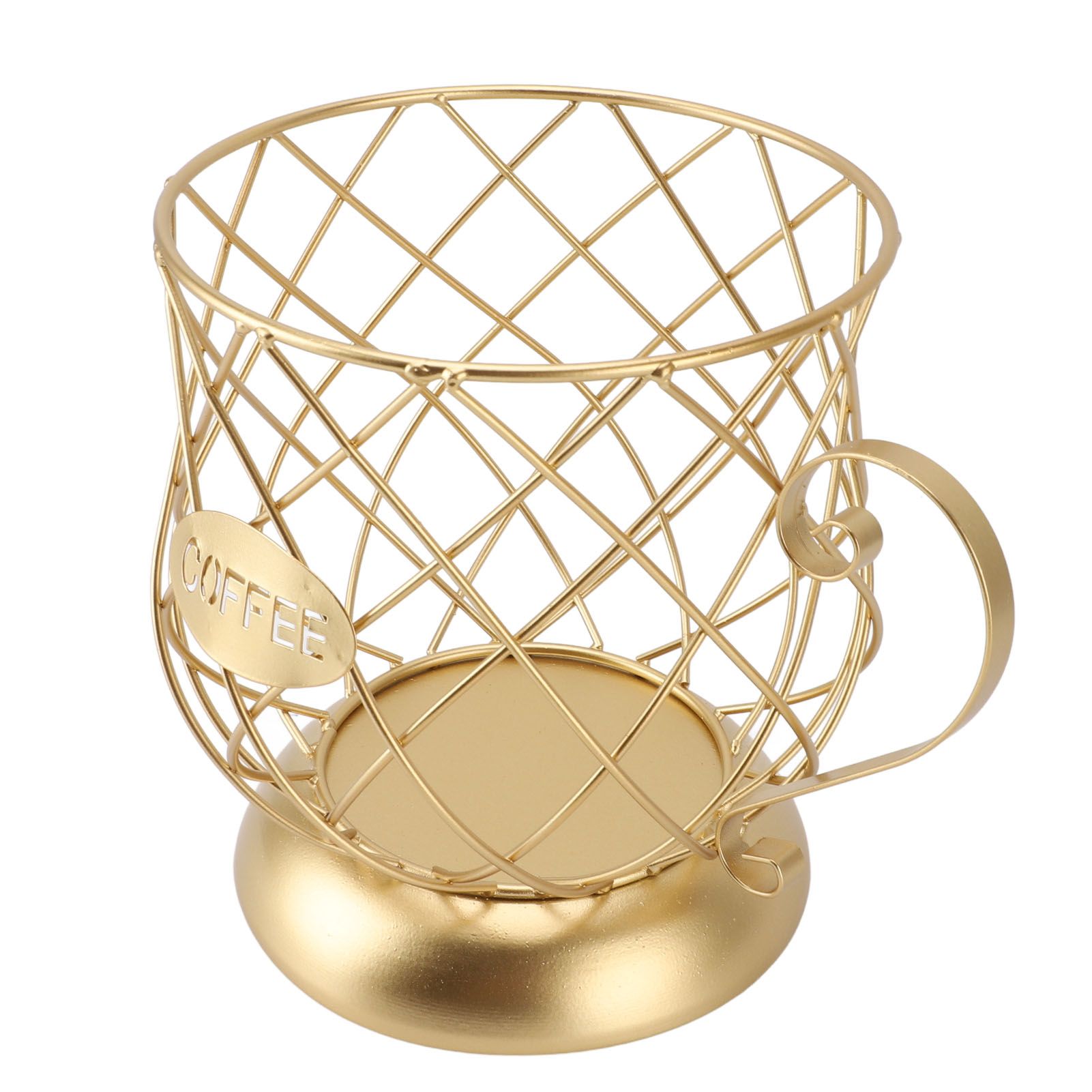 Coffee Pod Holder Innovative Modern Large Capacity Electroplating Metal Coffee view 9