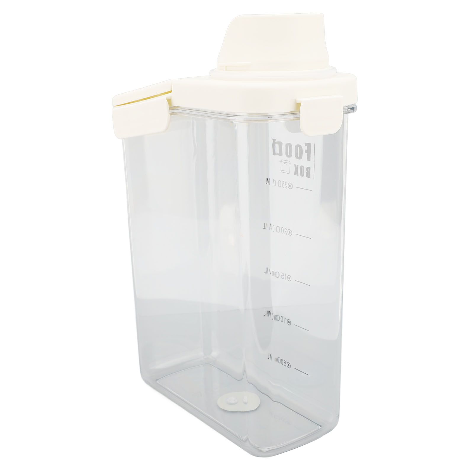 Cereal Storage Container with Pourable Spout Ergonomic Handle Lid Scale Timing view 11