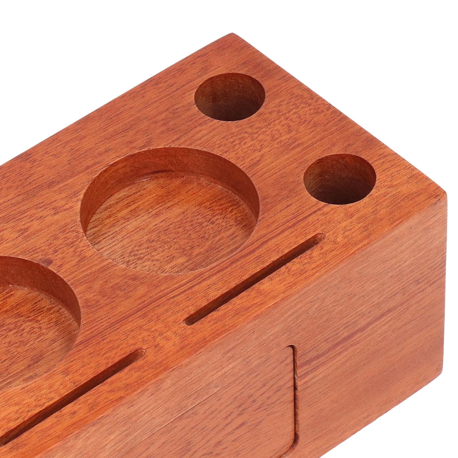 8 in 1 Wooden Coffee Tamper Station 51 To 54mm Height Adjustable Organizer view 2