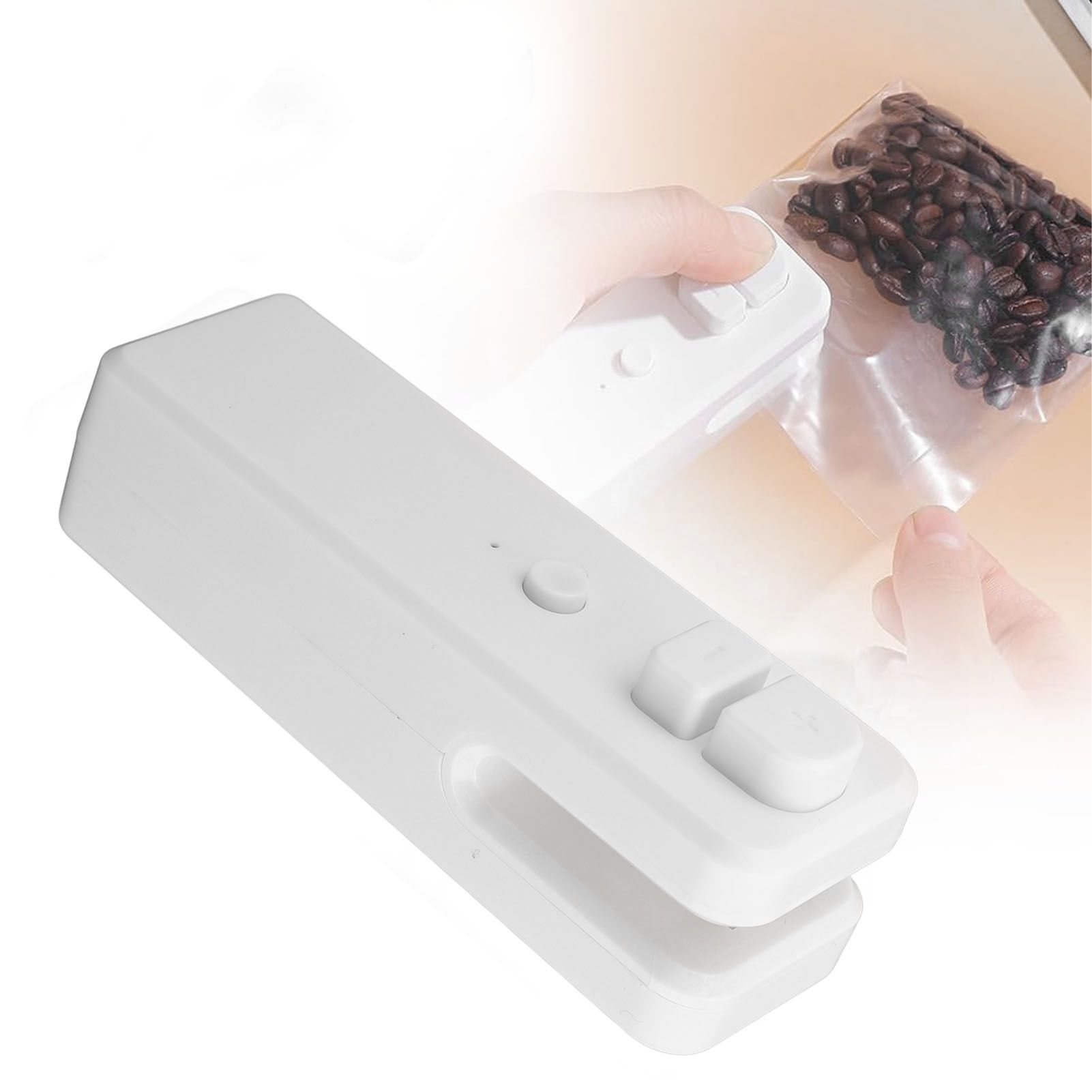 Mini Bag Sealer Rechargeable 400MAh Portable Magnetic Mini Heat Sealer Cutter view 12