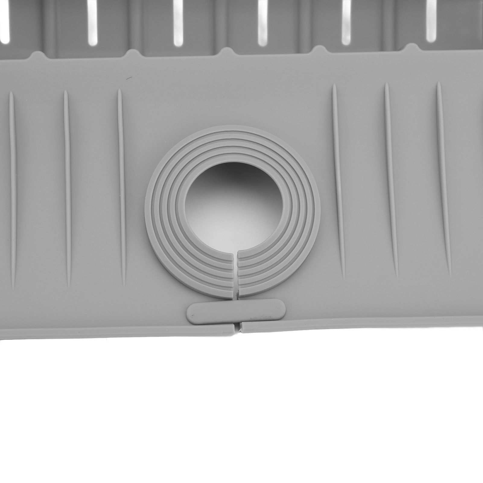 Faucet Mat with Storage Basket Fast Drying Kitchen Sink Splatter Guard view 2