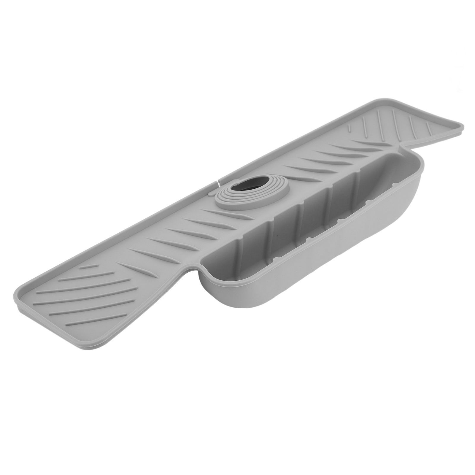 Faucet Mat with Storage Basket Fast Drying Kitchen Sink Splatter Guard view 4