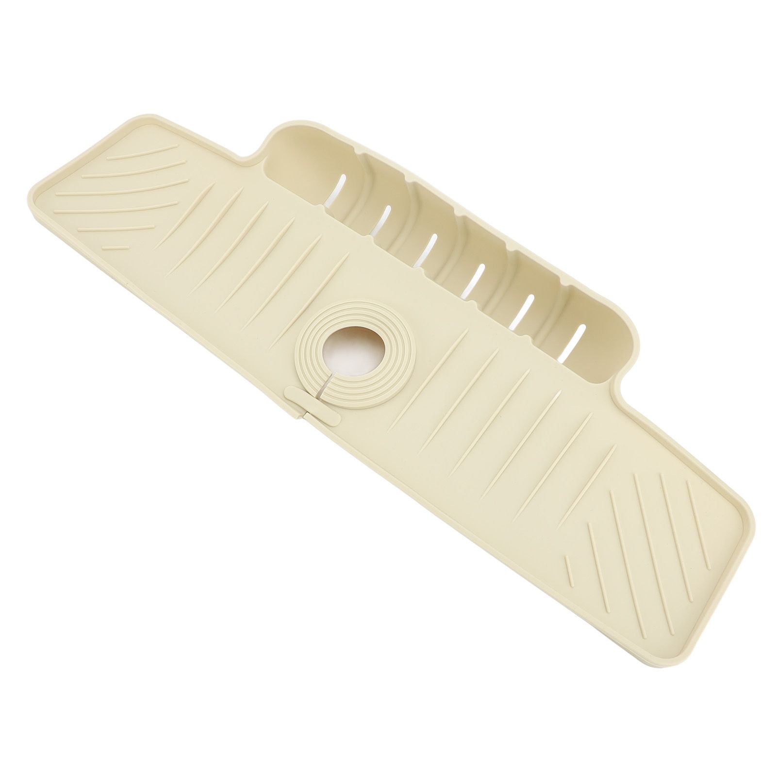 Faucet Mat with Storage Basket Fast Drying Kitchen Sink Splatter Guard view 6