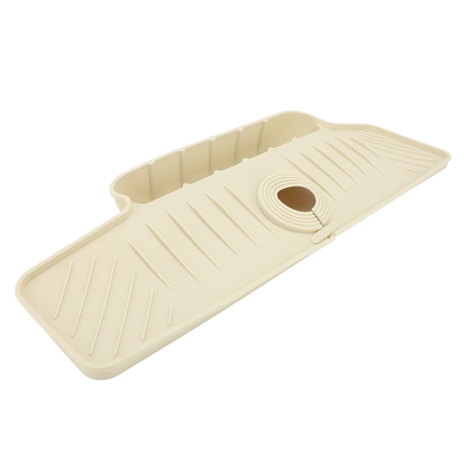 Faucet Mat with Storage Basket Fast Drying Kitchen Sink Splatter Guard view 12