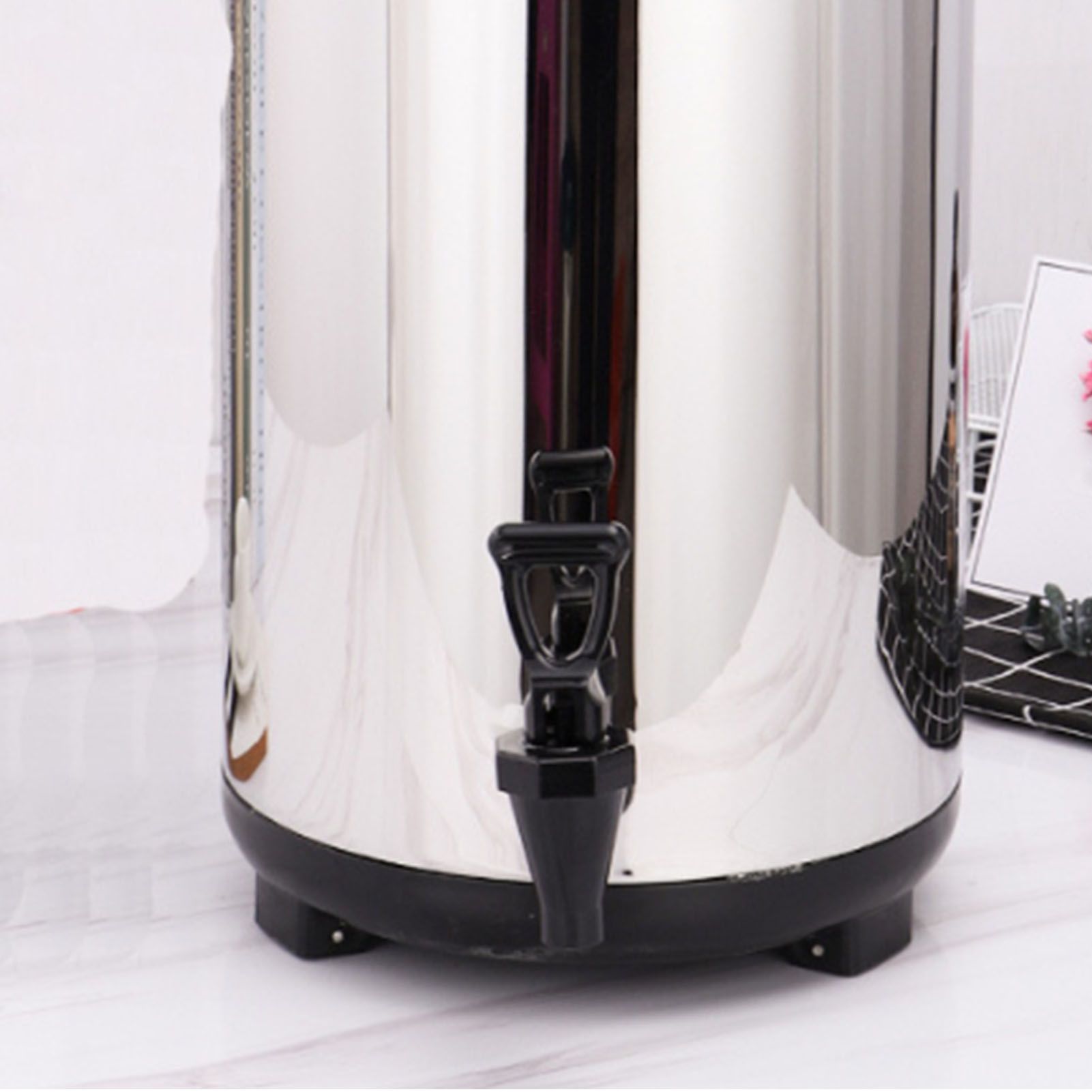 Stainless Steel Milk Tea Bucket Large Capacity Thickened Insulated Beverage view 2