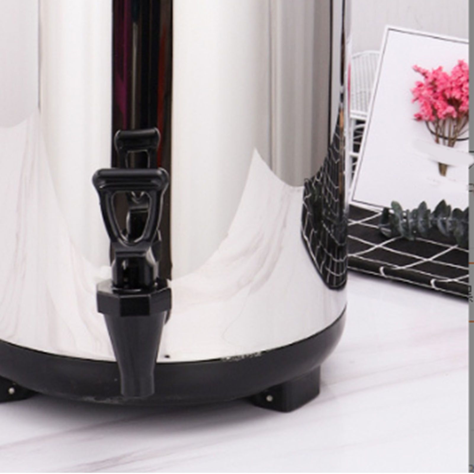 Stainless Steel Milk Tea Bucket Large Capacity Thickened Insulated Beverage view 8